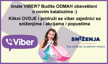Sniženje.rs - Pratite nas na Viber-u - Sve akcije / katalozi / sniženja na jednom mestu!!!