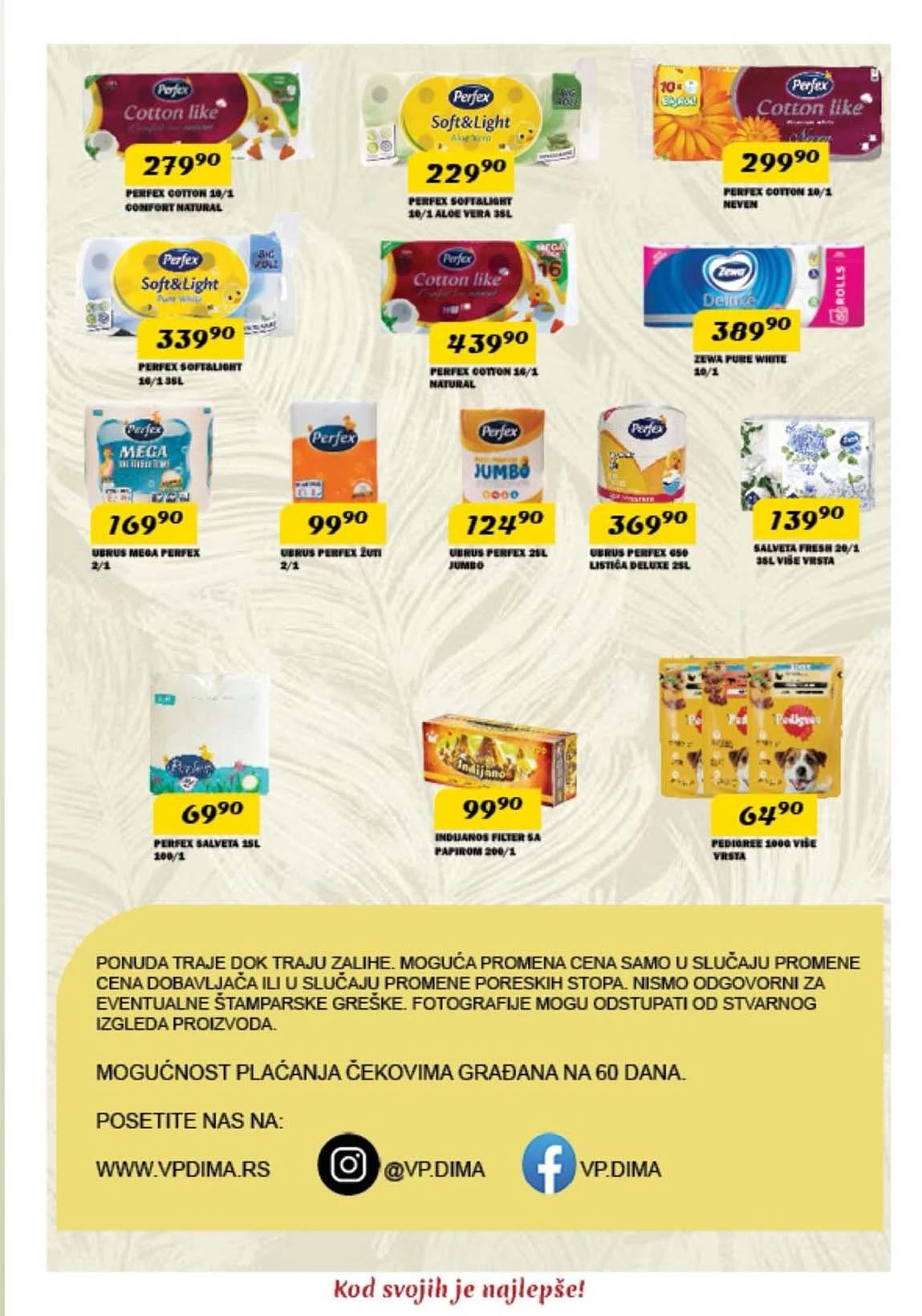 Dima akcija sniženja