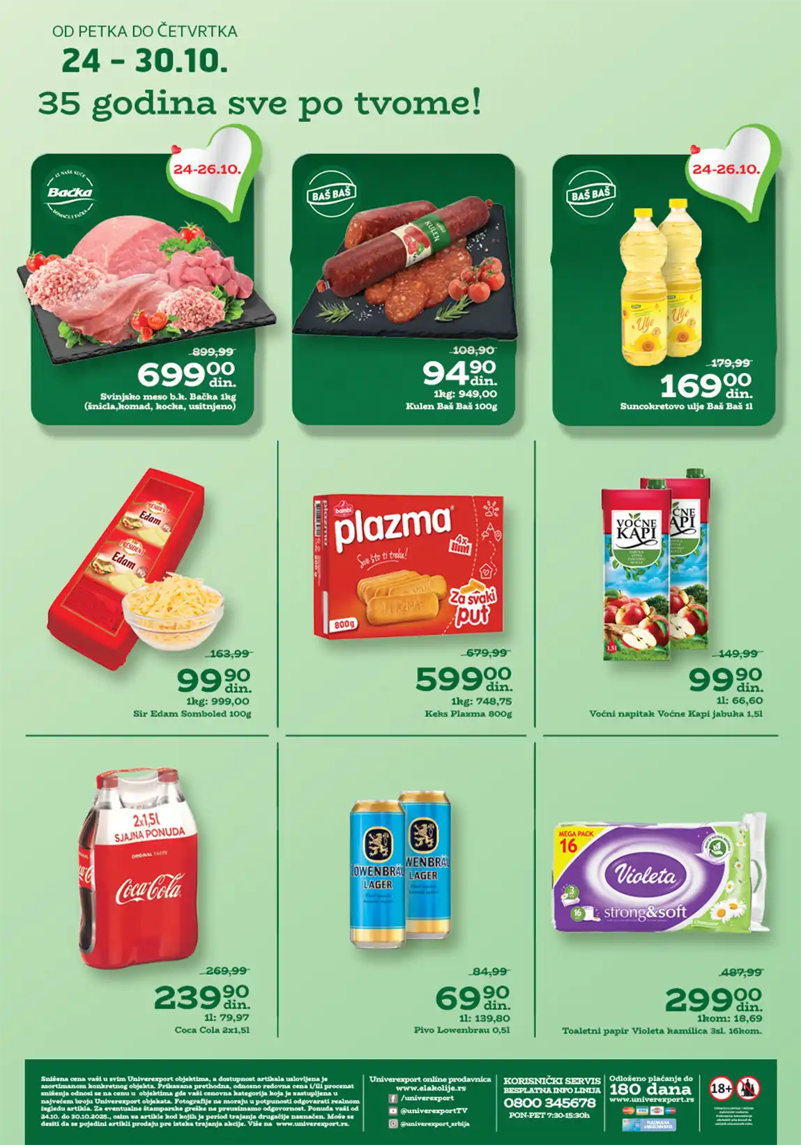 katalozi Univerexport snizeno katalog Univerexport snizenja nedeljna