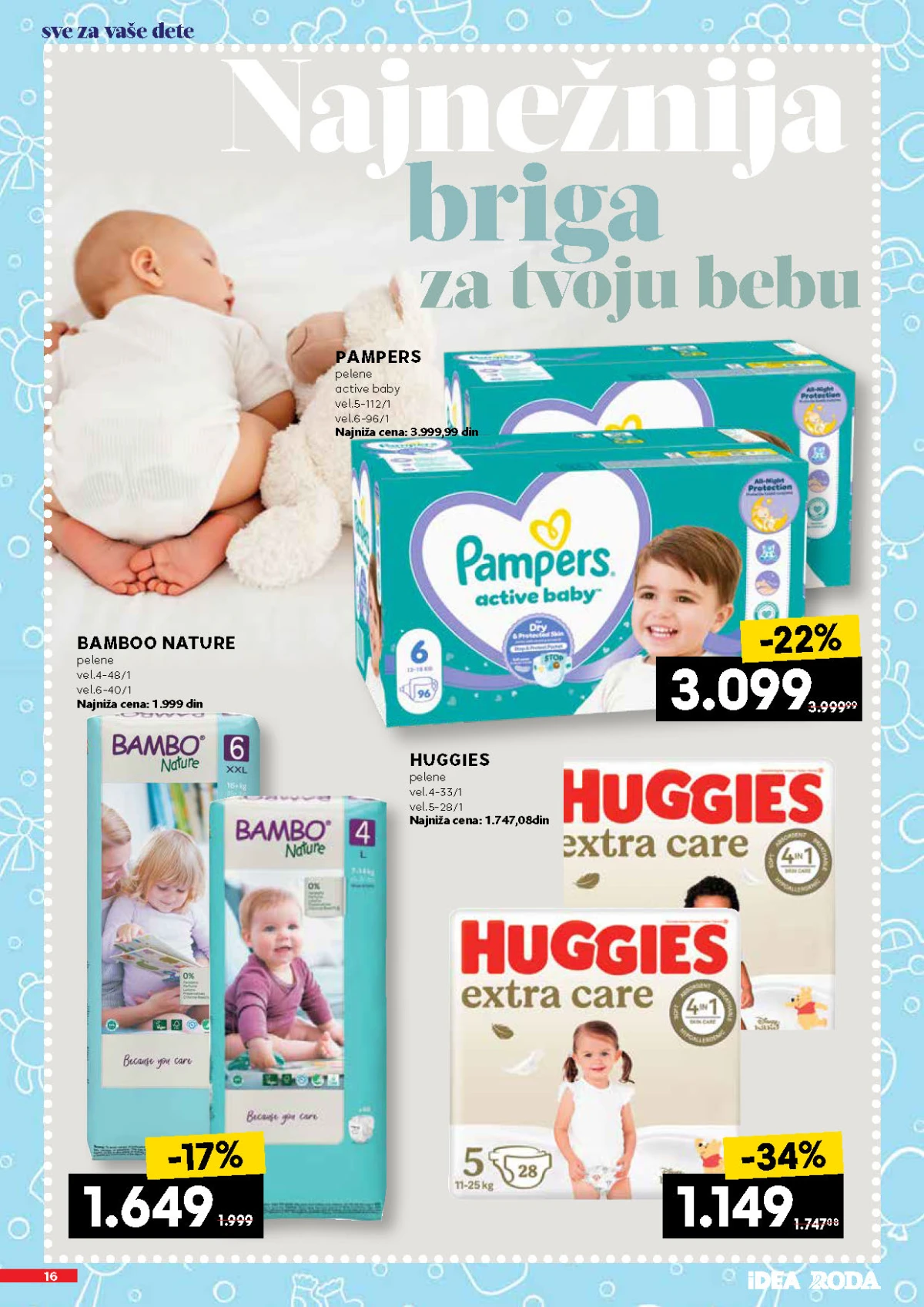 IDEA, Roda i Mercator katalog – Aptamil, Hipp, Kašice, flašice i pribor za bebe