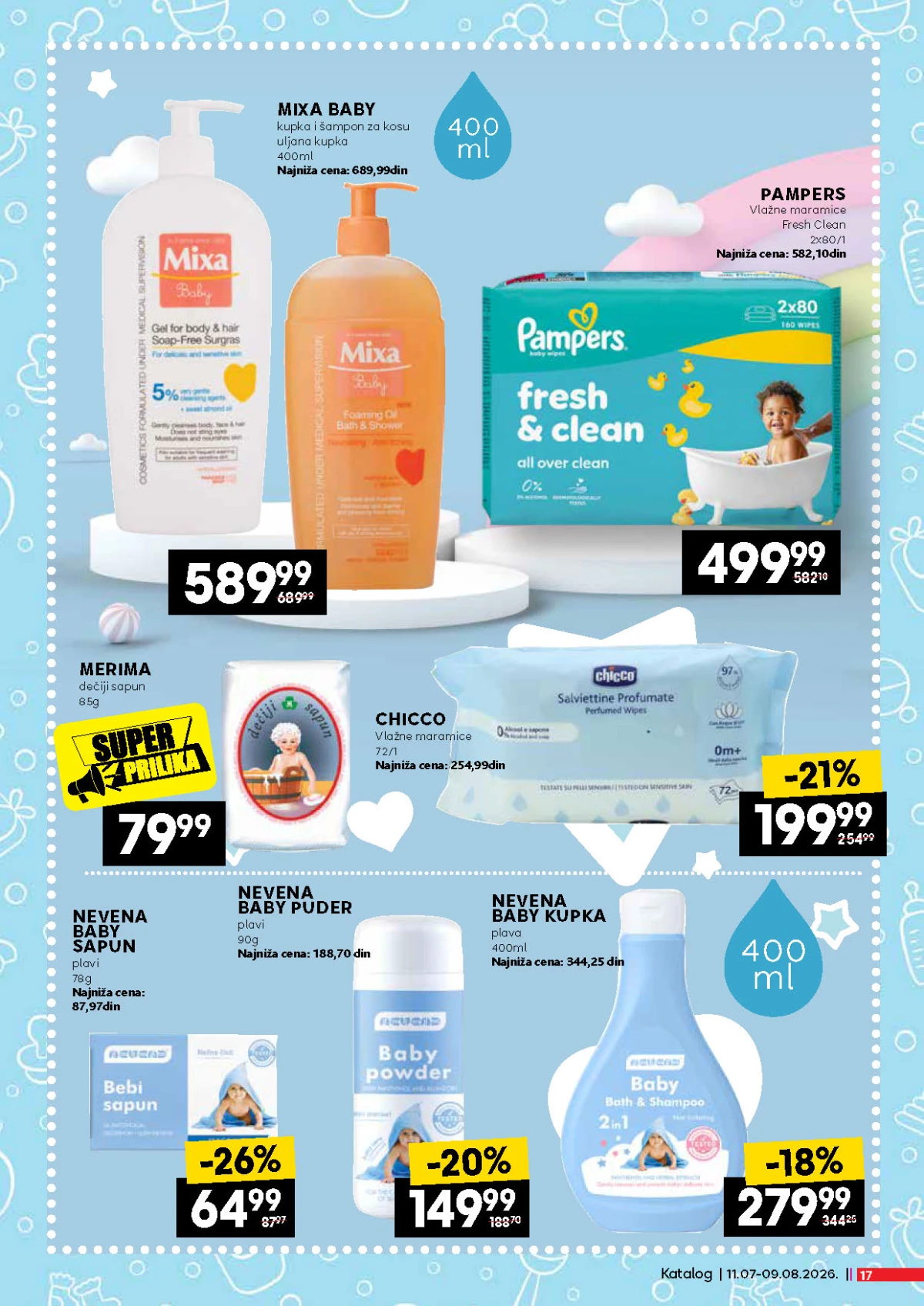 IDEA, Roda i Mercator katalog – Persil, Ariel, Merix i Duel deterdženti za veš