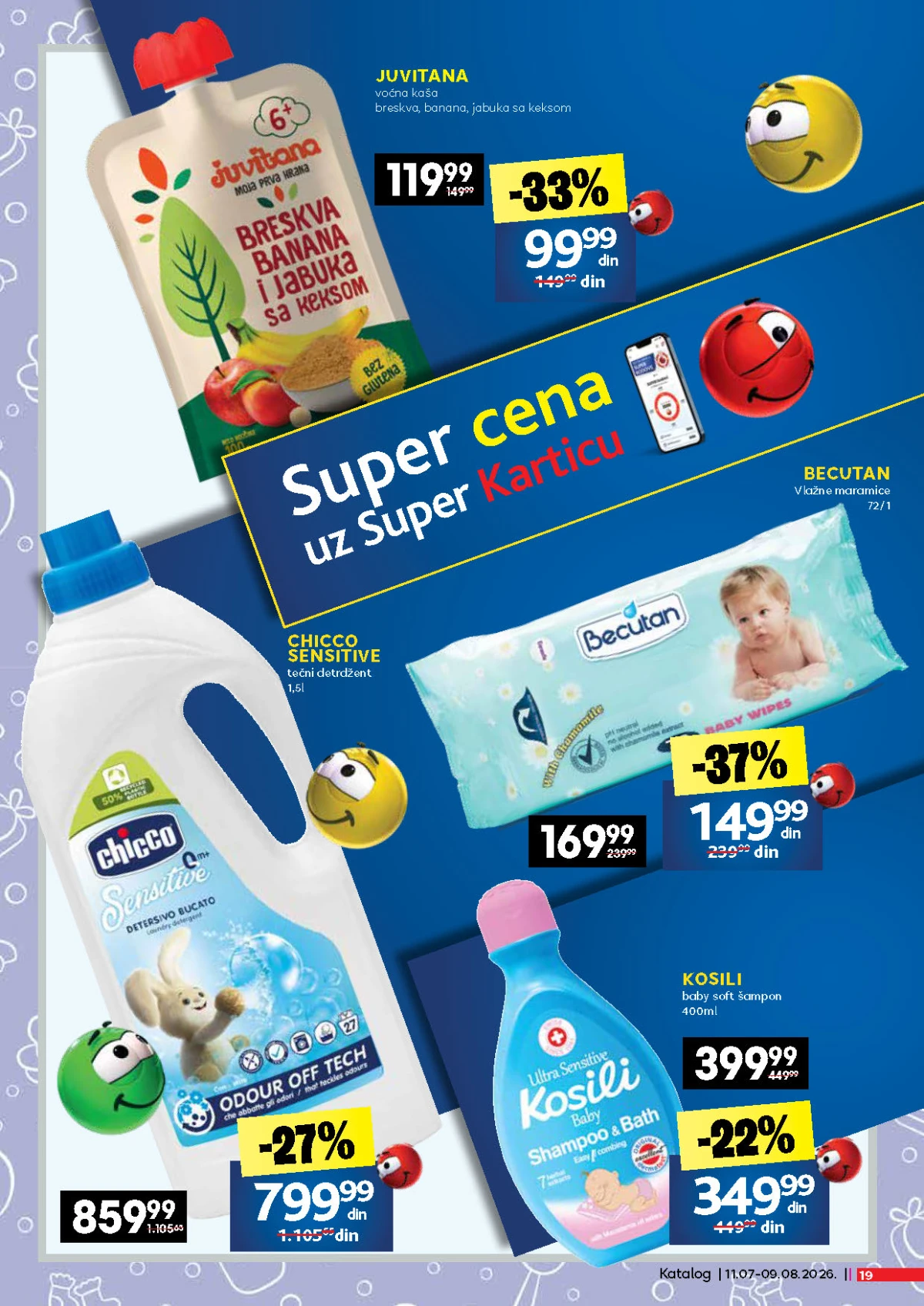 IDEA, Roda i Mercator katalog – Domestos, Bref, Ajax, Fairy i sredstva za čišćenje