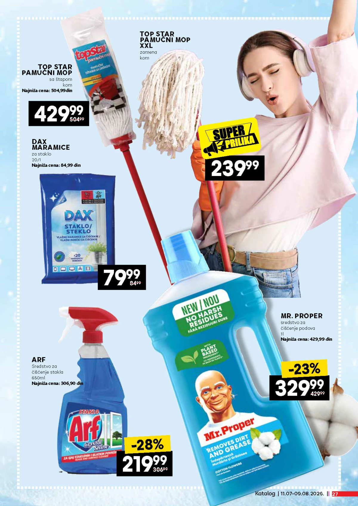 IDEA, Roda i Mercator katalog od 11.07. do 09.08.2026. – popusti do 62% na kozmetiku, negu i kućnu hemiju, strana 27