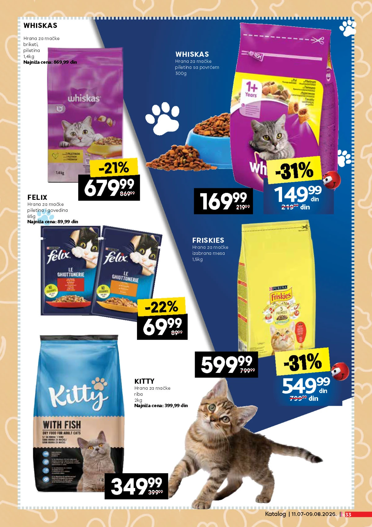 IDEA, Roda i Mercator katalog od 11.07. do 09.08.2026. – popusti do 62% na kozmetiku, negu i kućnu hemiju, strana 33