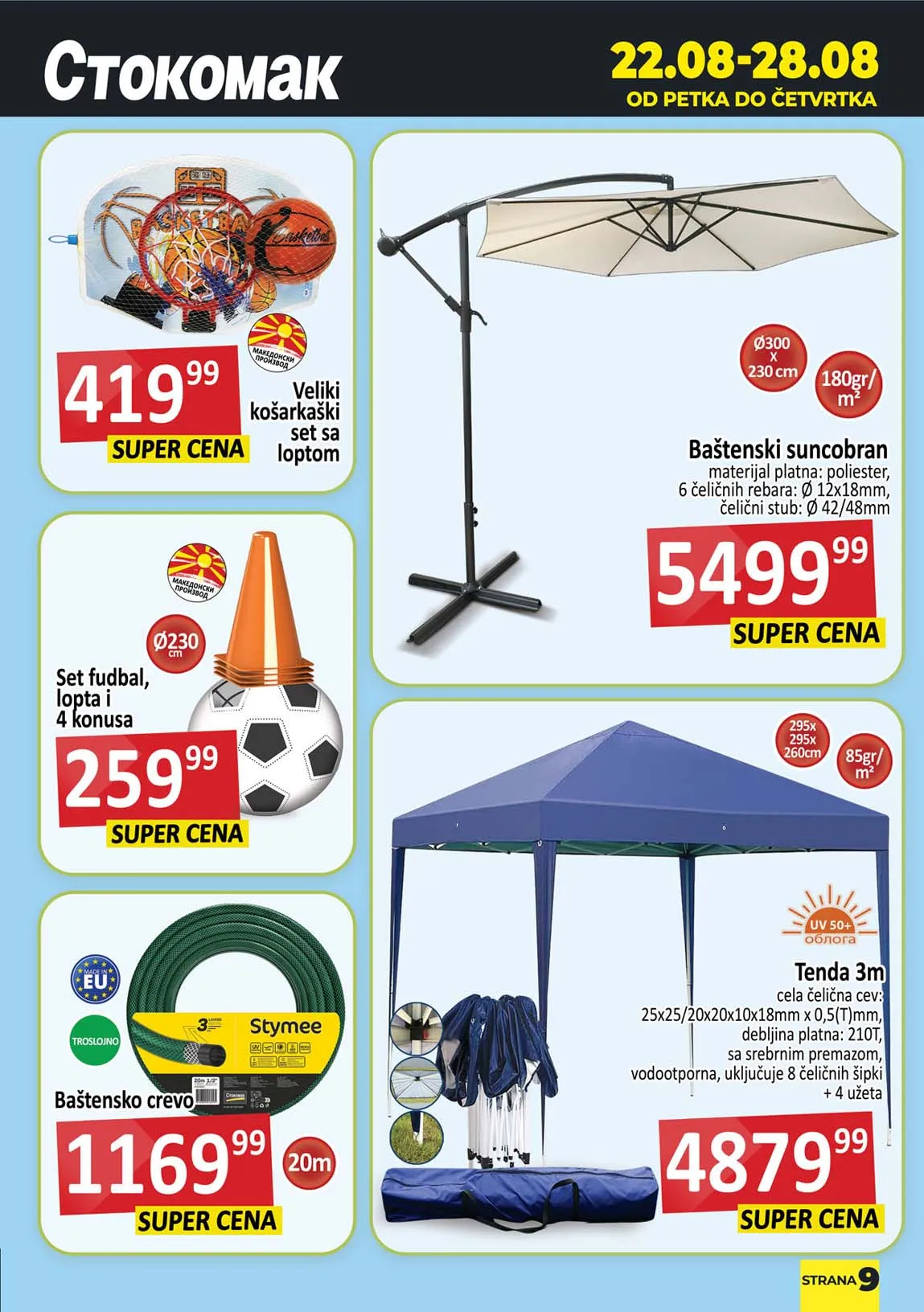 Stokomak kataloška akcija sniženja