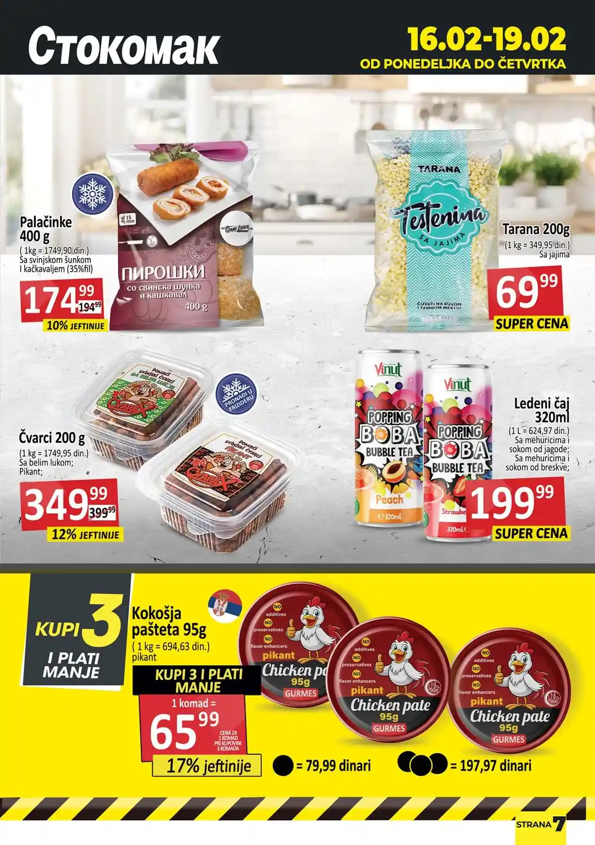 Stokomak katalog zamrznuti proizvodi – povrće, meso i gotova jela na sniženju