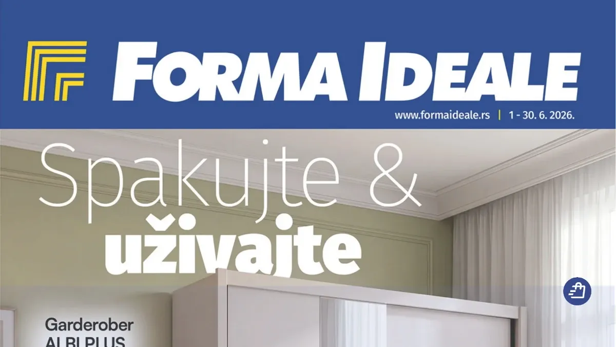 Forma Ideale akcija garderobera i ormara do 49% popusta do 30.06.2026