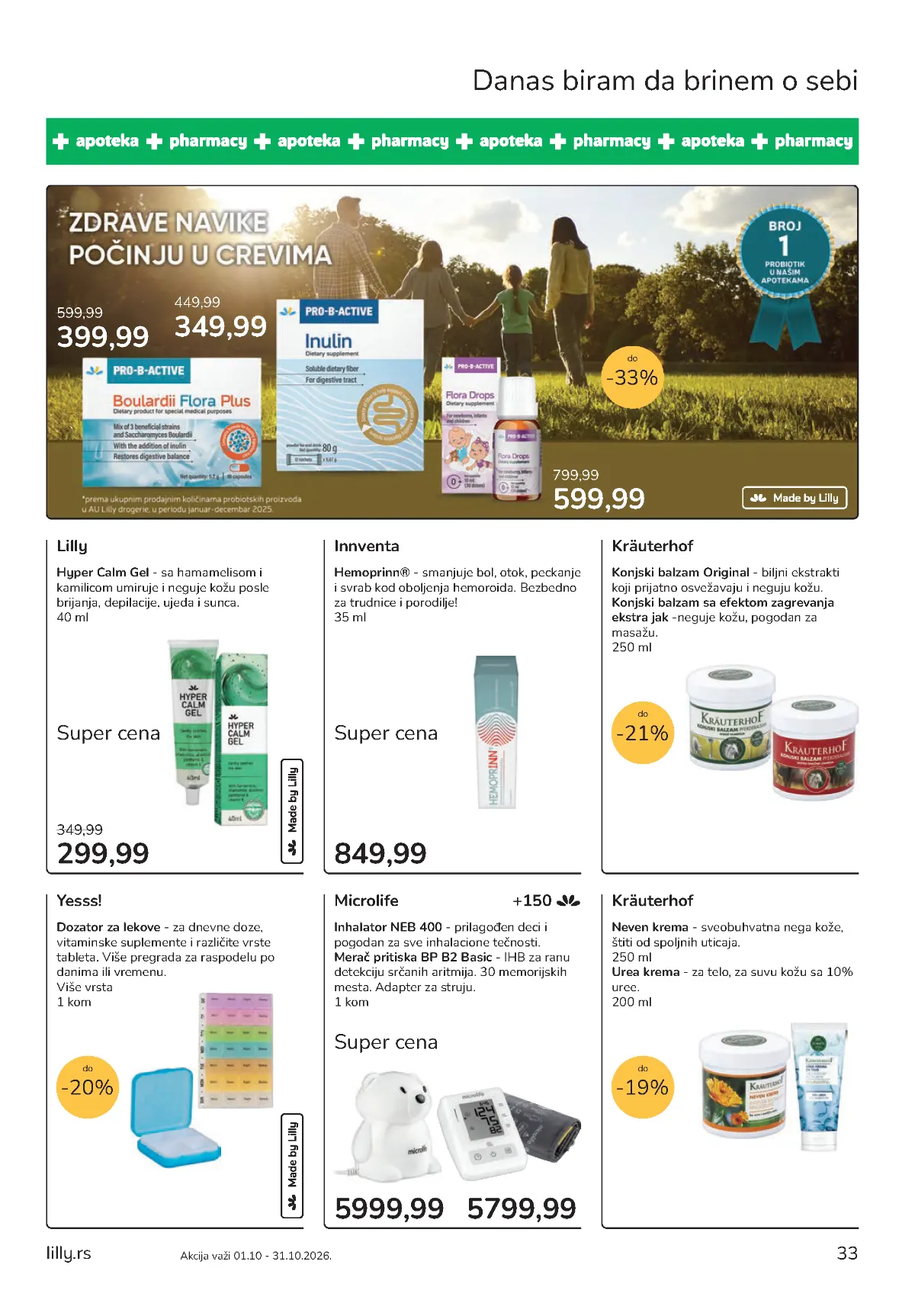 Lilly preparati – Microlife, Kräuterhof, Innventa i Lilly Hyper Calm