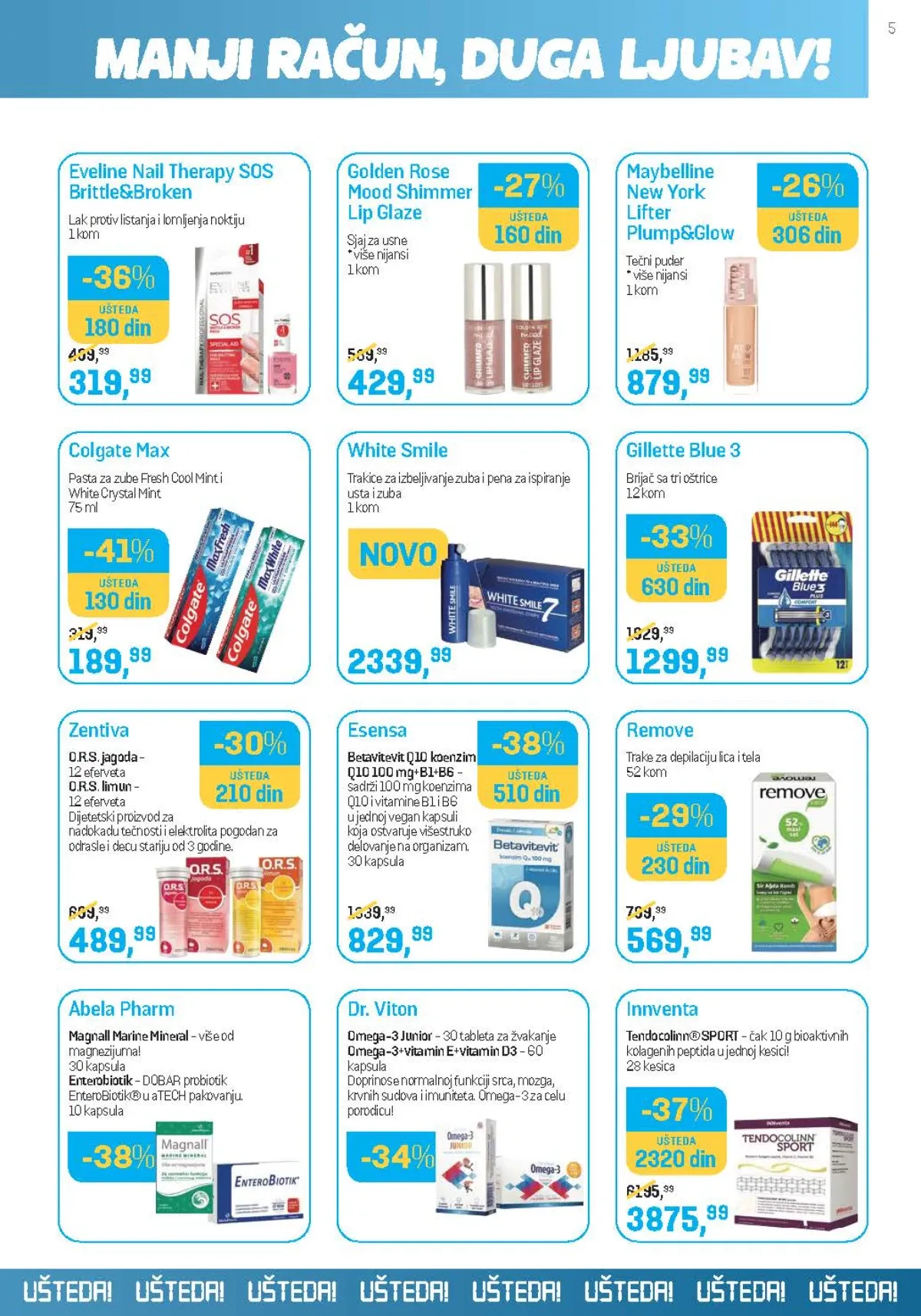Lilly katalog septembar 2026. – Colgate, Esensa i Innventa proizvodi na sniženju