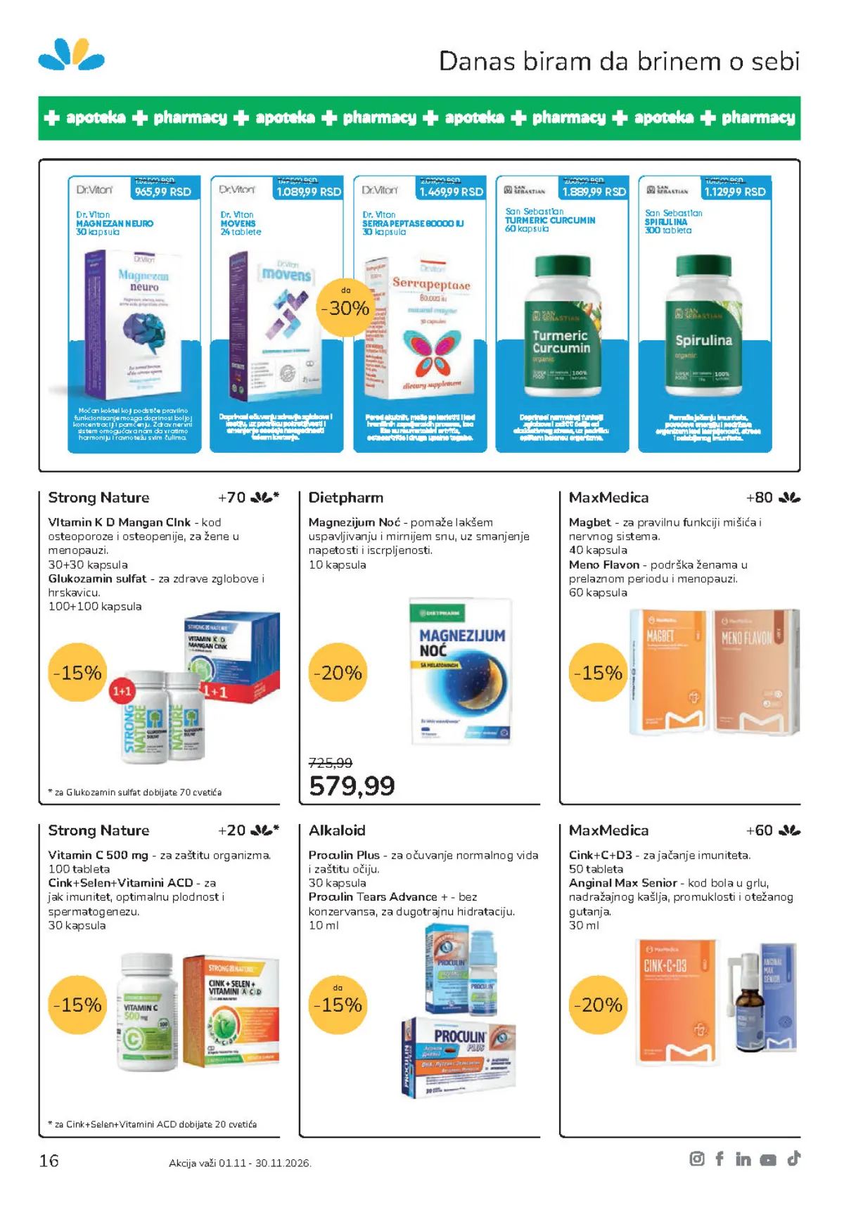 Lilly katalog strana 16 – Dietpharm Magnezijum Noć i odabrani Dr. Viton proizvodi