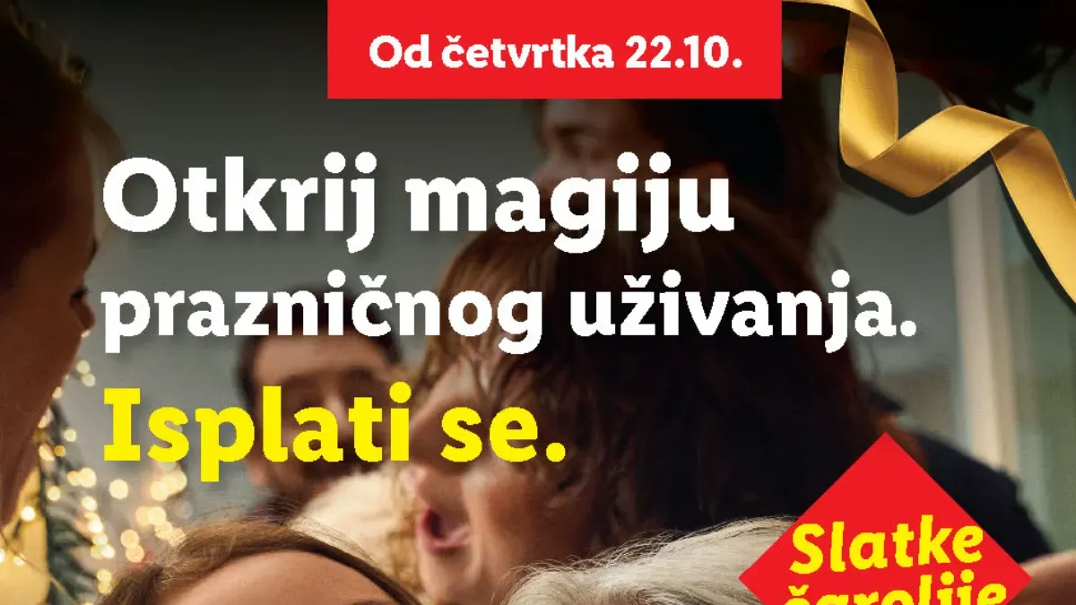 Lidl Favorina katalog od 22.10.2026. – Otkrij magiju prazničnog uživanja