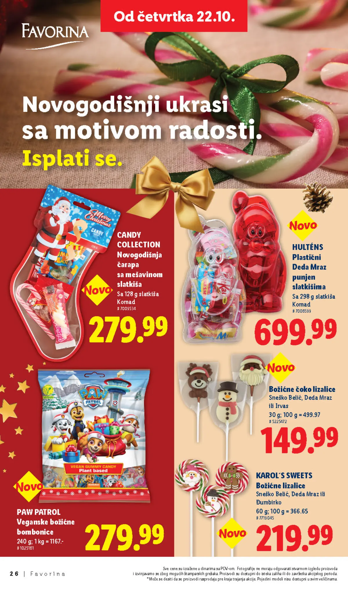 Lidl Favorina katalog od 22.10.2026. – strana 26