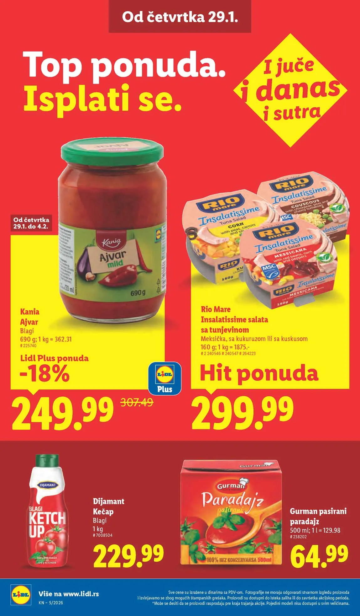 Lidl katalog sniženja Lidl akcija sniženja