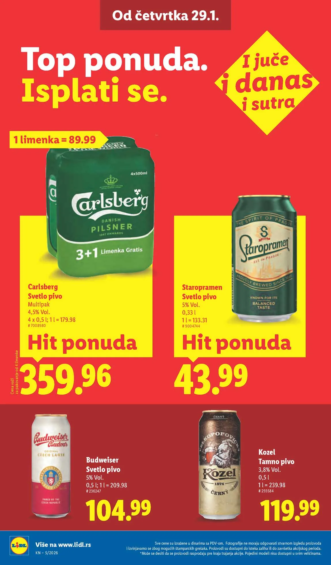 Lidl katalog sniženja Lidl akcija sniženja