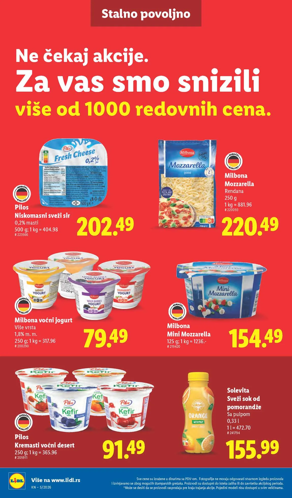 Lidl katalog sniženja Lidl akcija sniženja