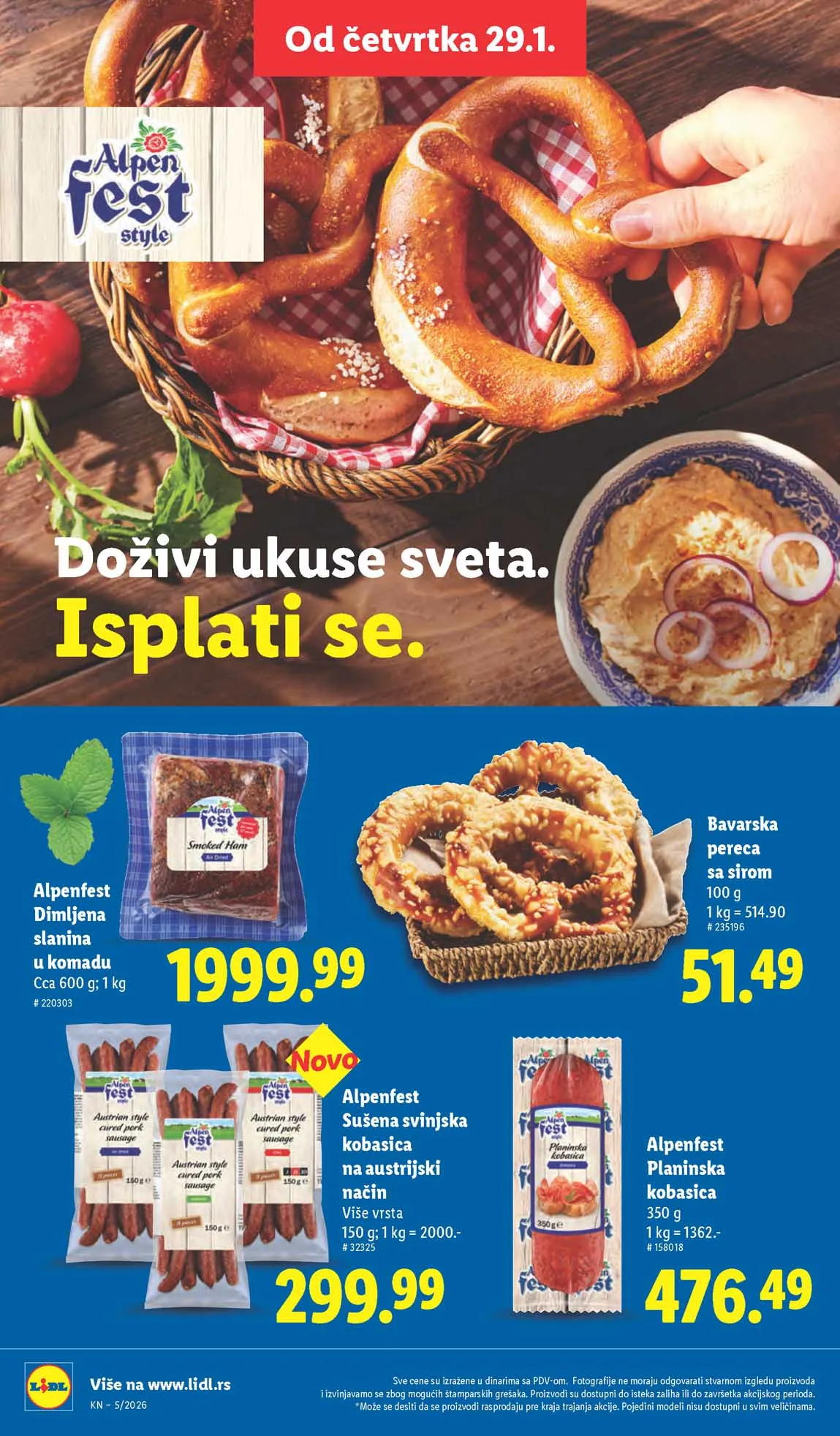 Lidl katalog sniženja Lidl akcija sniženja