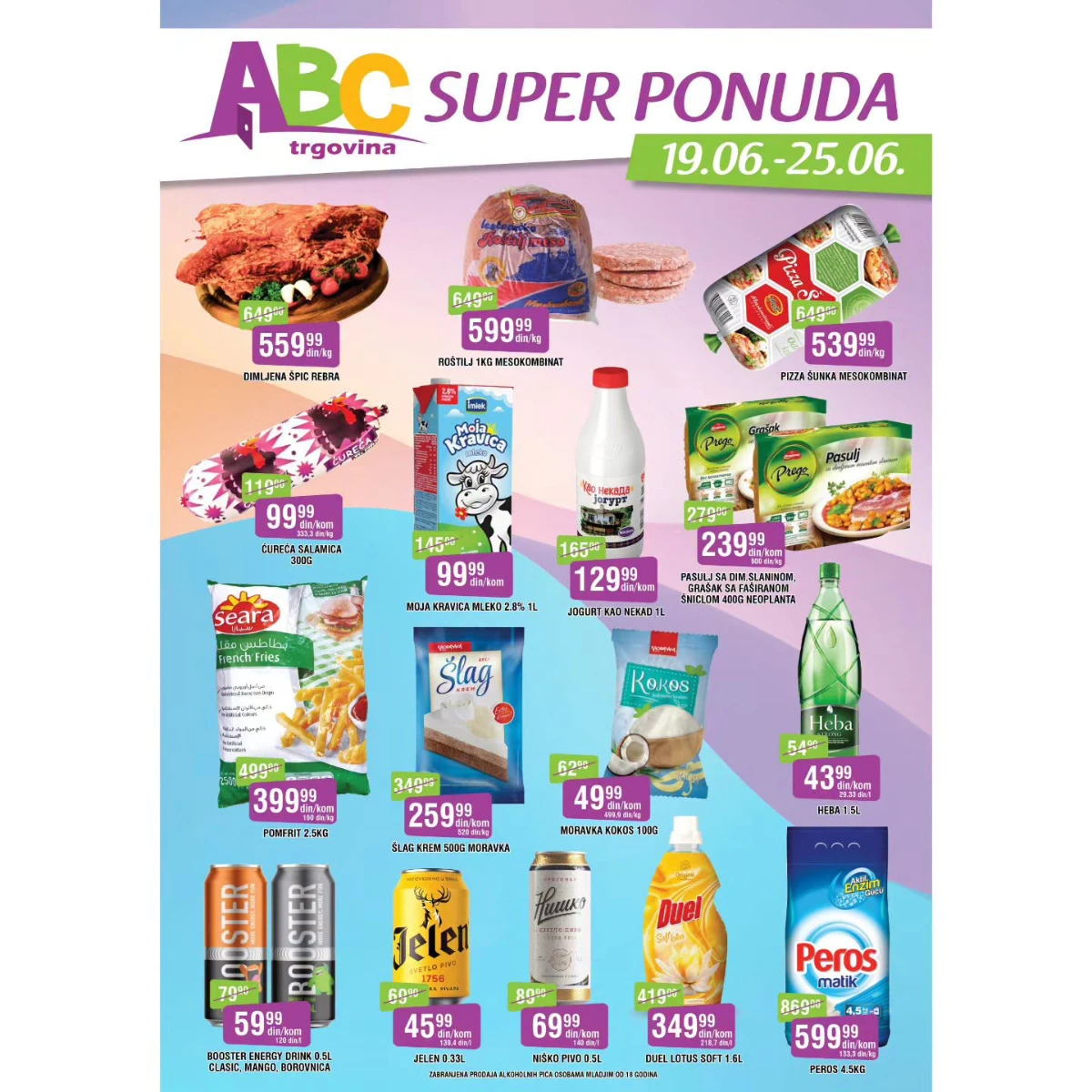 ABC akcija do 27% popusta – Super ponuda važi od 19. do 25.06.2026