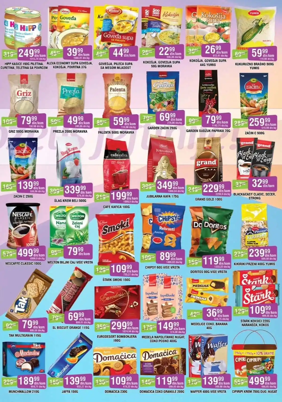 ABC trgovina katalog strana 3 – piće, osnovne namirnice i proizvodi široke potrošnje na akciji