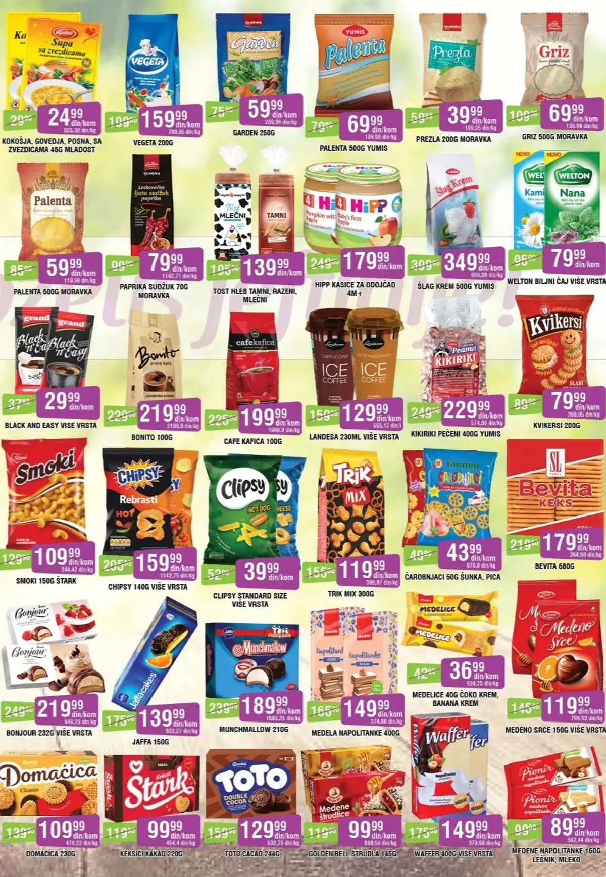 ABC trgovina katalog strana 3 – piće, osnovne namirnice i proizvodi široke potrošnje na akciji