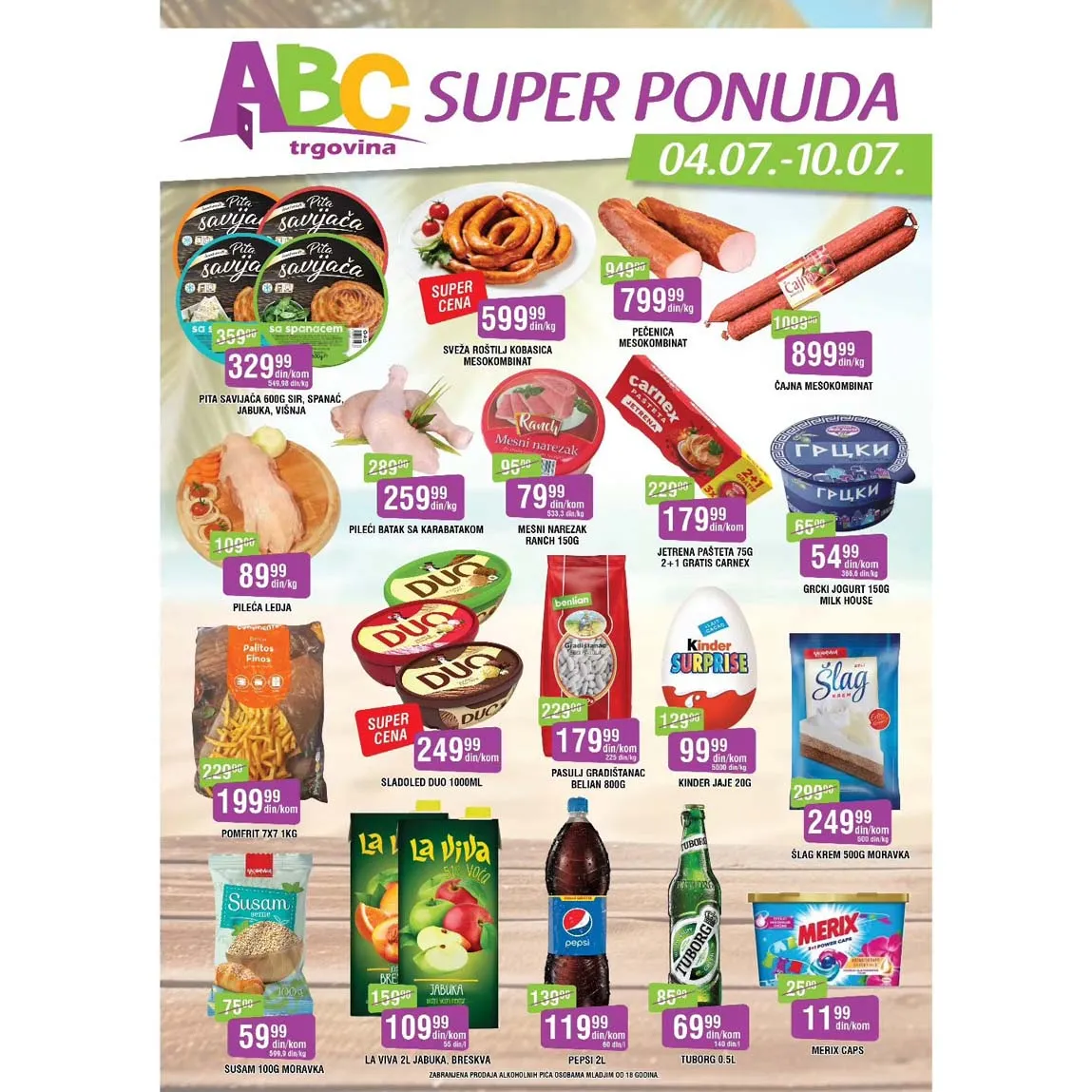 ABC Akcija sniženja do 10.07.2025