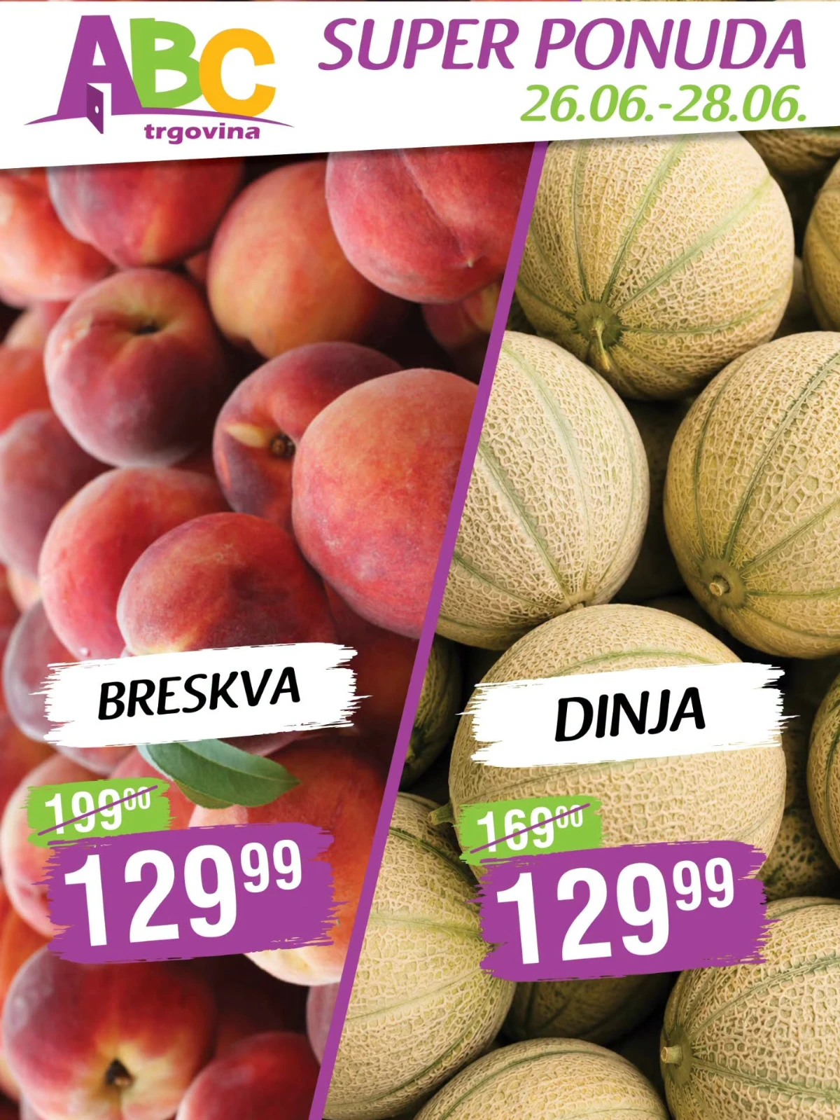 ABC Trgovina super ponuda do 35% popusta – vikend akcija važi od 26. do 28.06.2026