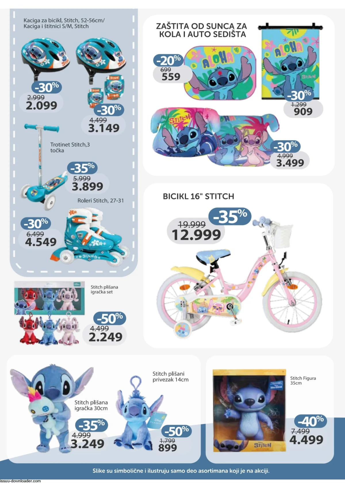 Aksa Stitch katalog – bicikli, igračke i rolere na popustu