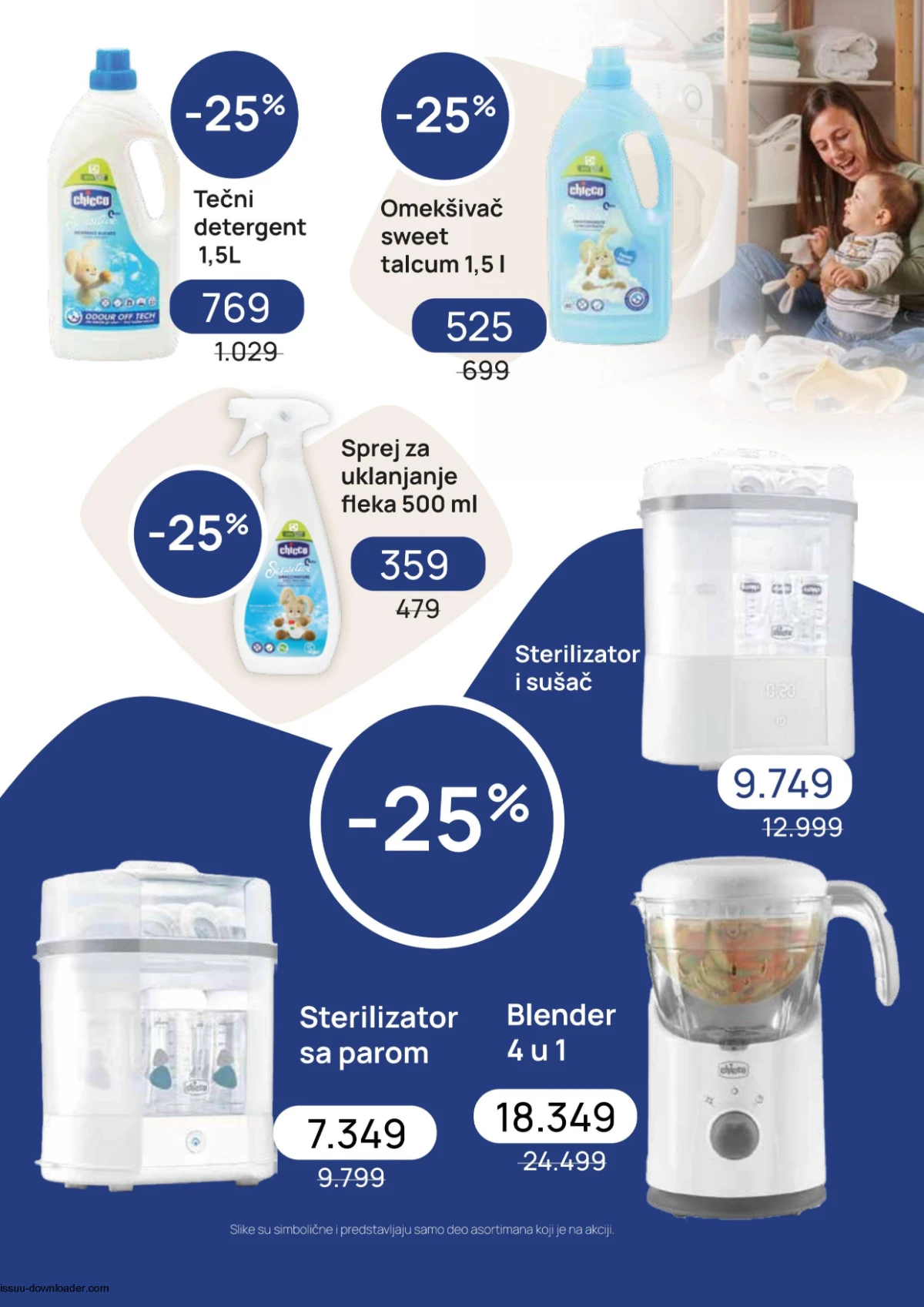 Aksa Chicco katalog strana 4 kozmetika deterdzent sterilizator cene