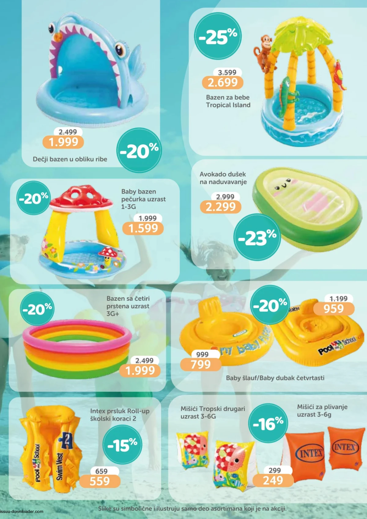 Aksa katalog strana 3 – bazeni za bebe i oprema za plivanje