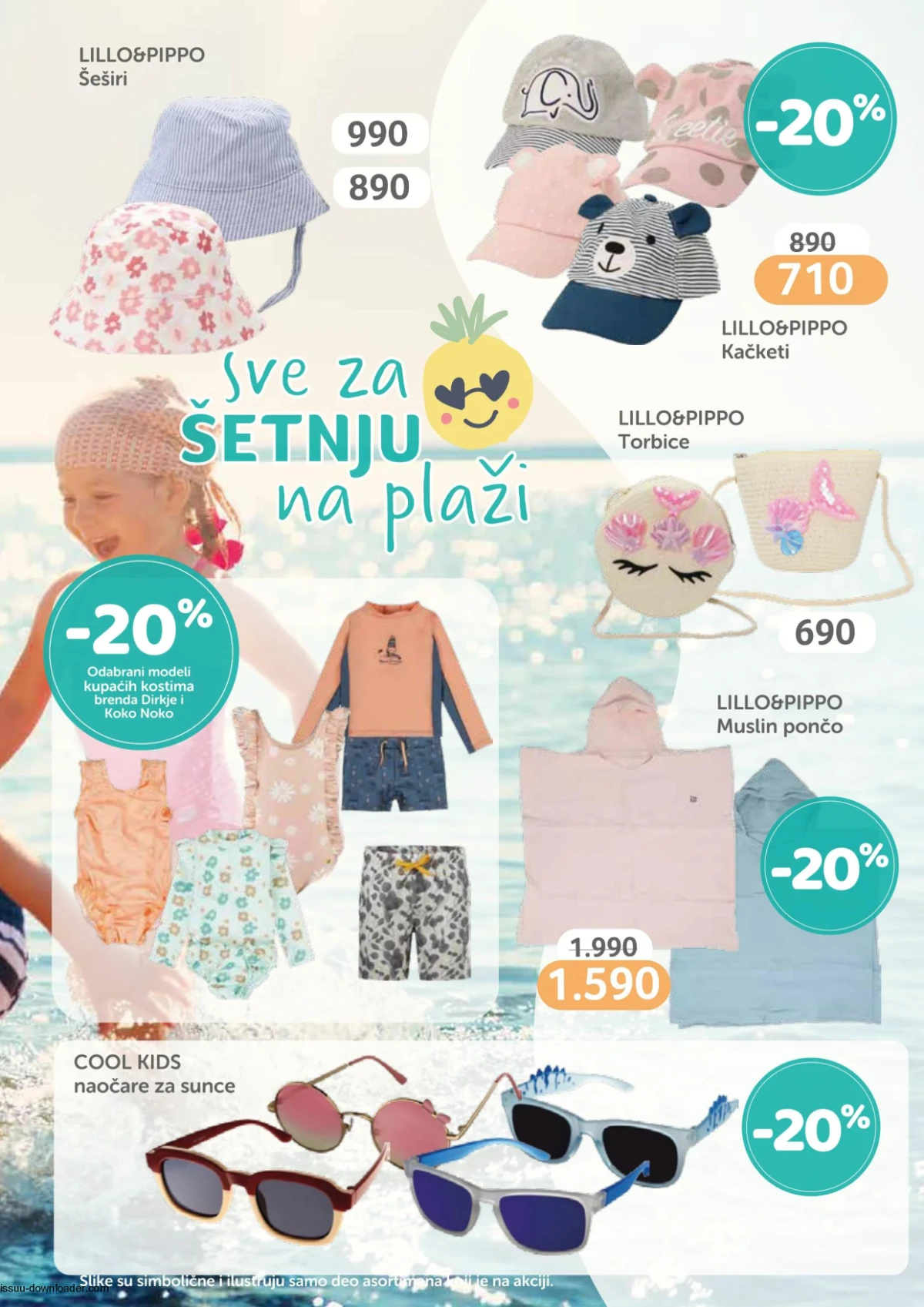 Aksa katalog strana 7 – šeširi, naočare i oprema za plažu