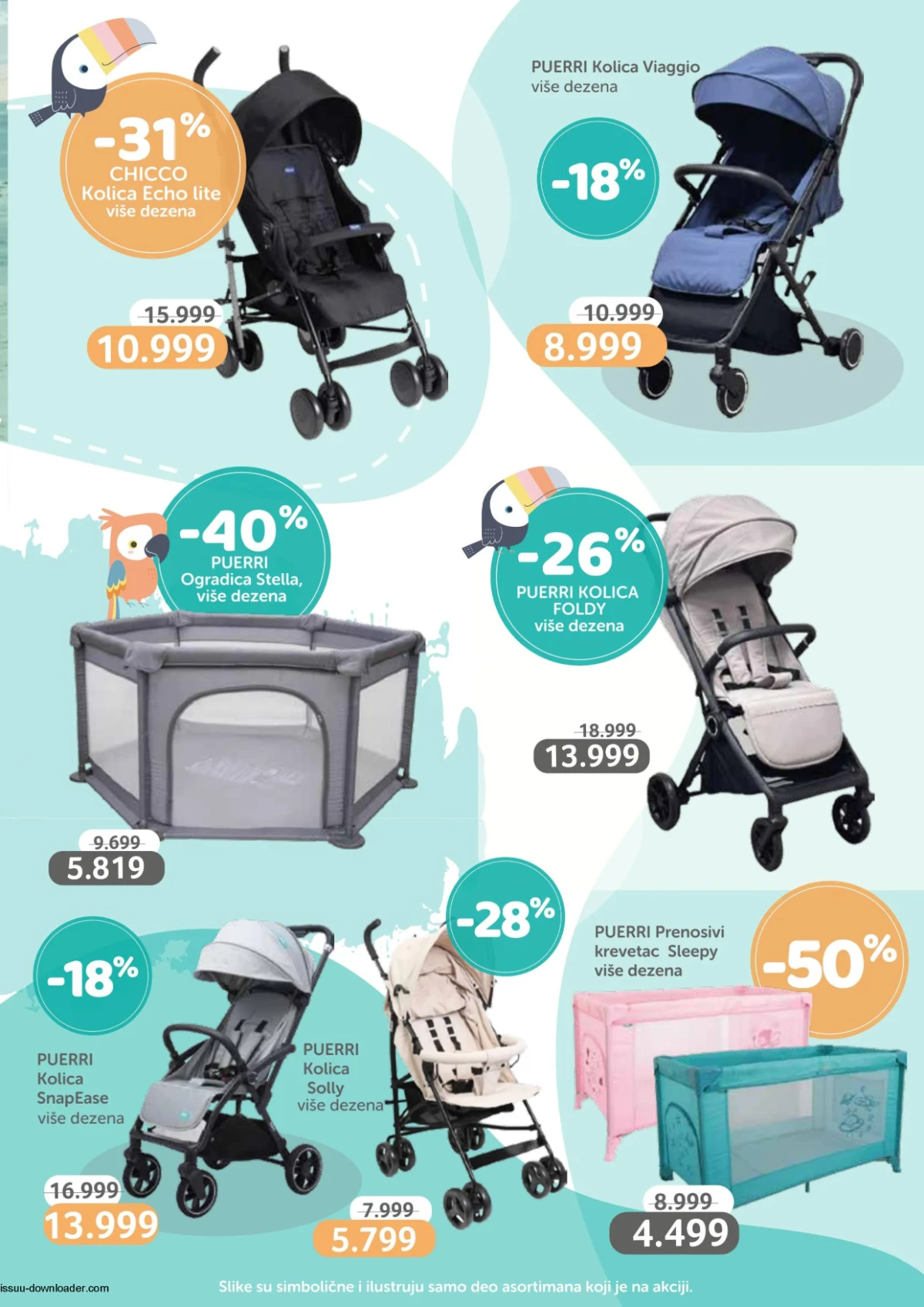 Aksa katalog strana 11 – kolica, kreveci i ogradice za bebe
