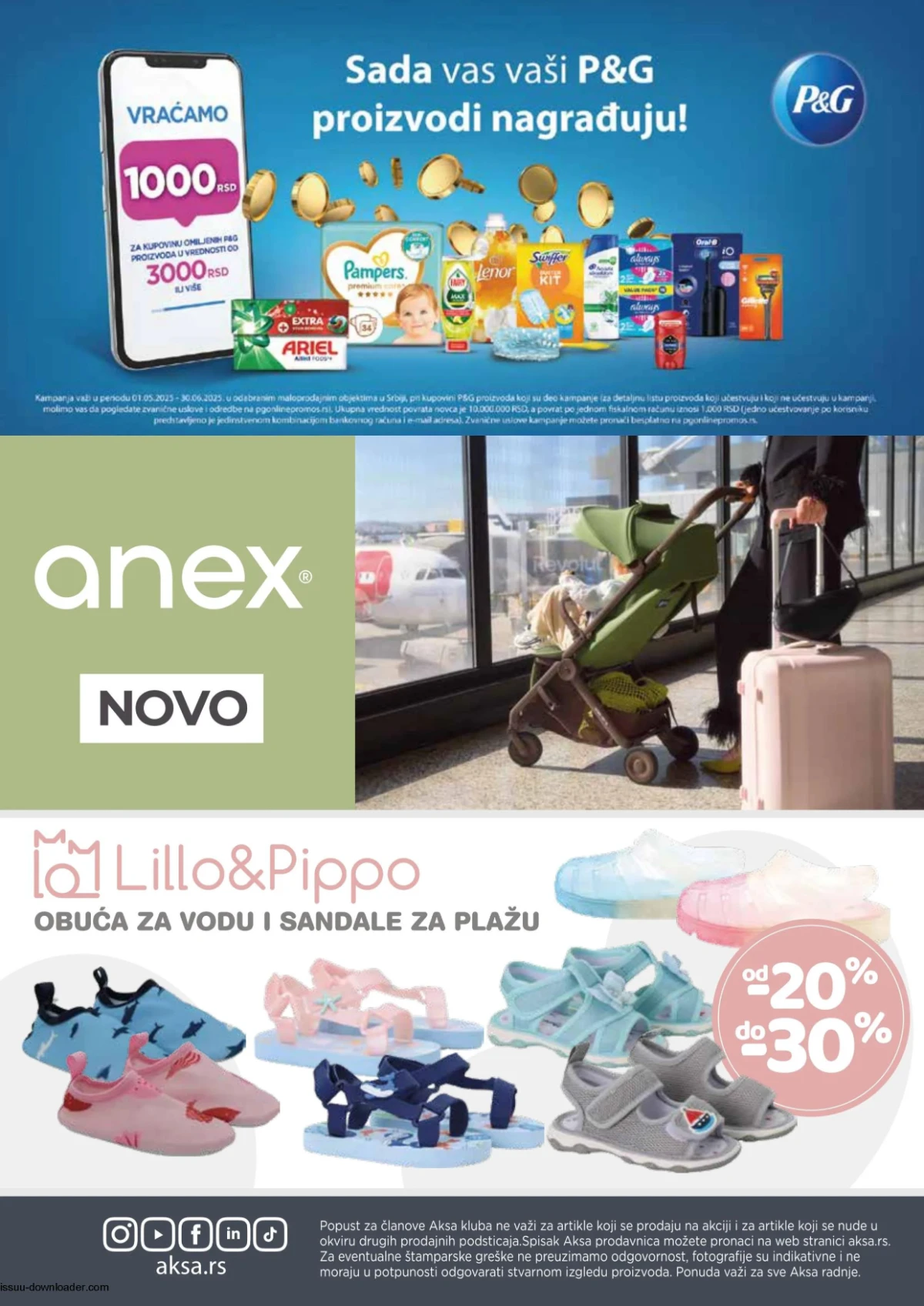 Aksa katalog strana 16 – završna strana kataloga