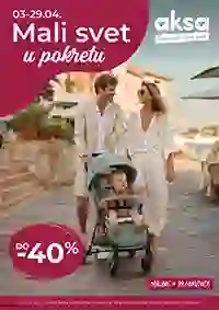 AKSA akcija do 40% mali svet u pokretu katalog do 29.04.2026