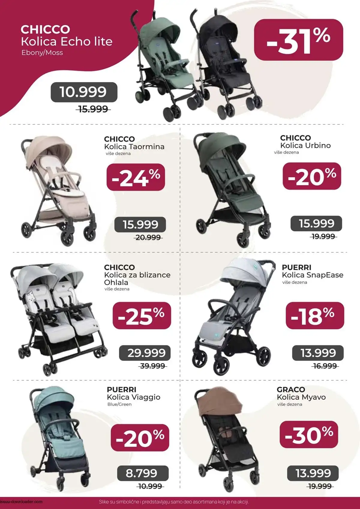 AKSA akcija strana 2 katalog do 40% popusta na dečiju opremu i garderobu 2026