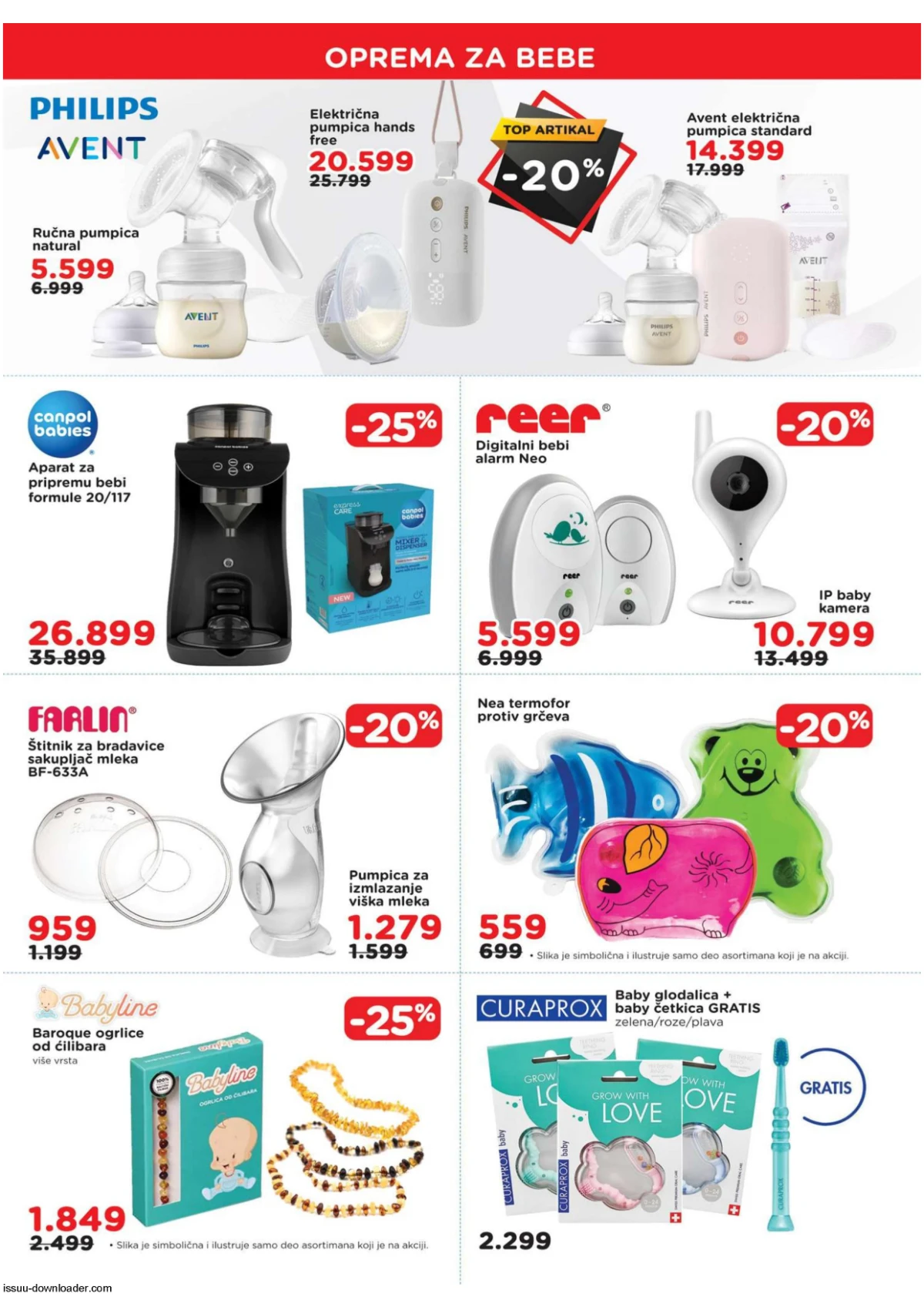 Aksa akcija Avent i Philips proizvodi za bebe