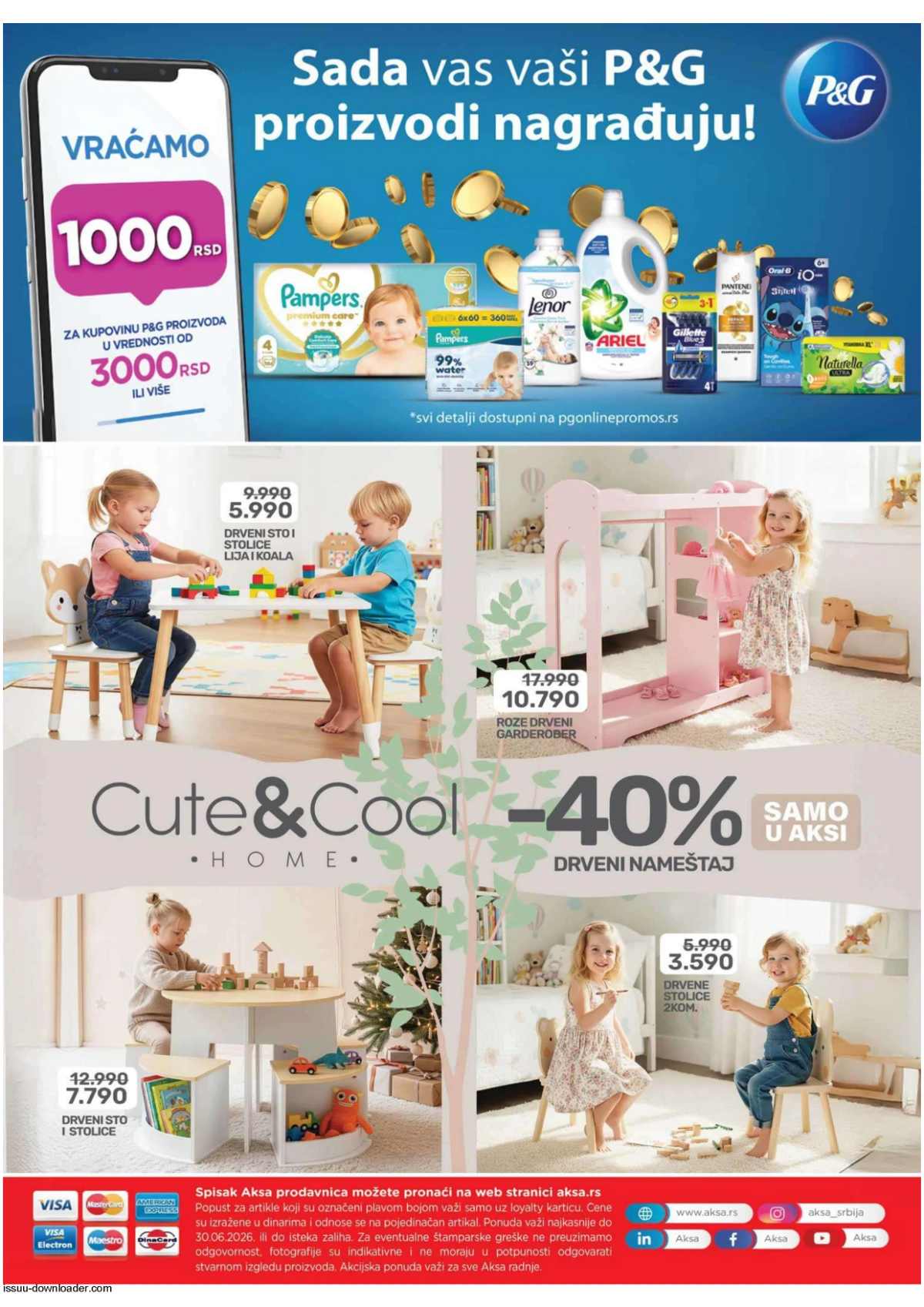 Aksa P&G nagradna akcija jun 2026
