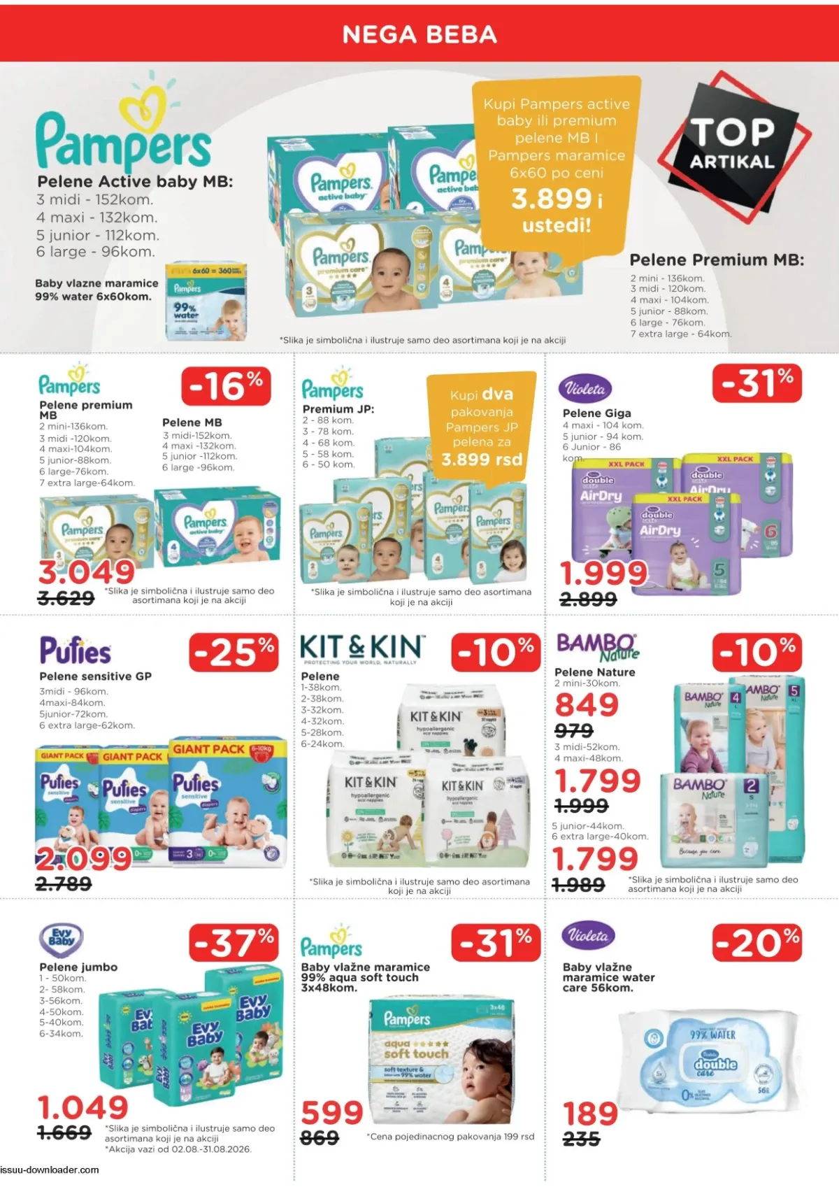 AKSA katalog strana 8 – igračke za bebe i decu do 31.08.2026.
