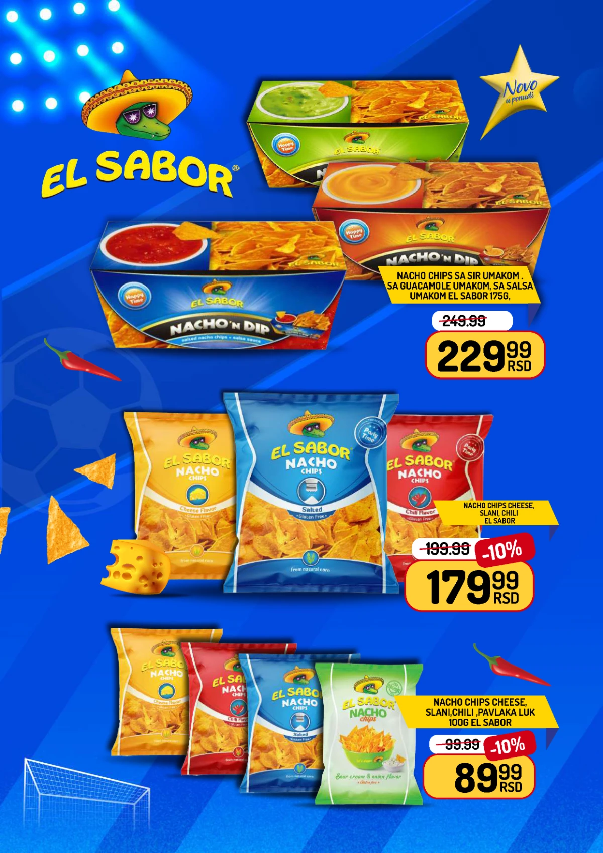 Aman akcija El Sabor nacho chips do 06.07.2026