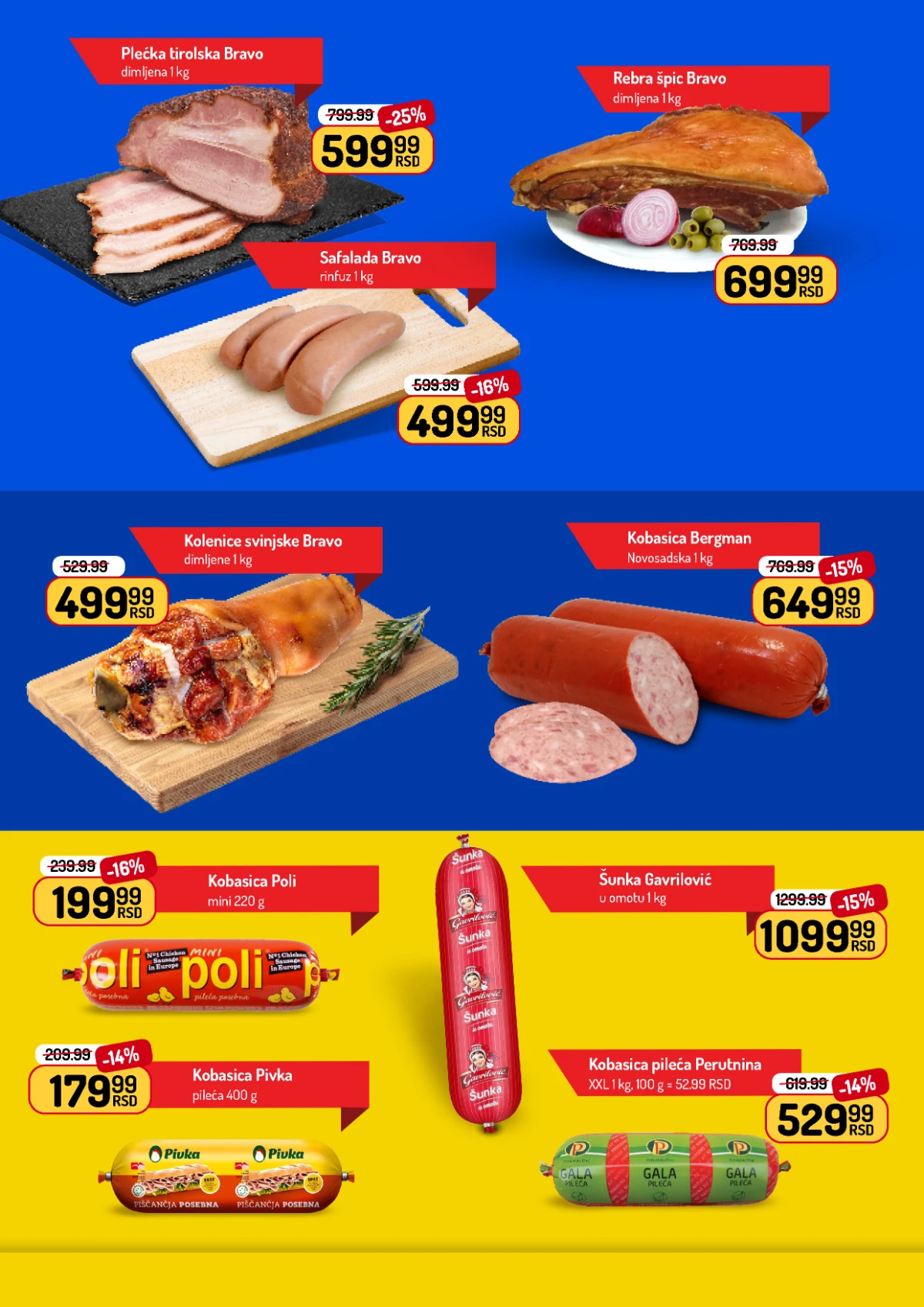 Aman katalog – šunke, kobasice i delikates proizvodi na akciji