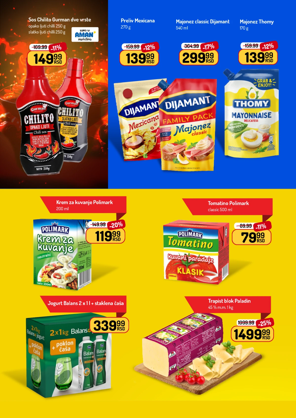Aman katalog jun 2026 – kafa, instant napici i topli napici na akciji