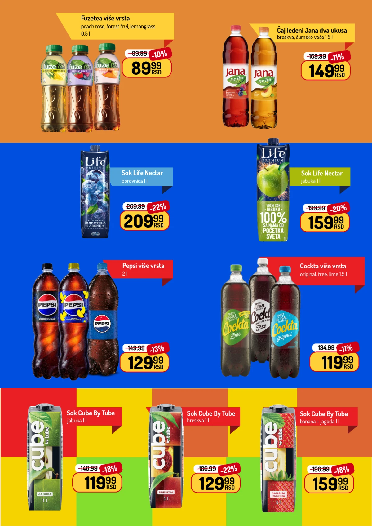 Aman katalog jun 2026 – voda, sokovi i osvežavajuća pića na sniženju