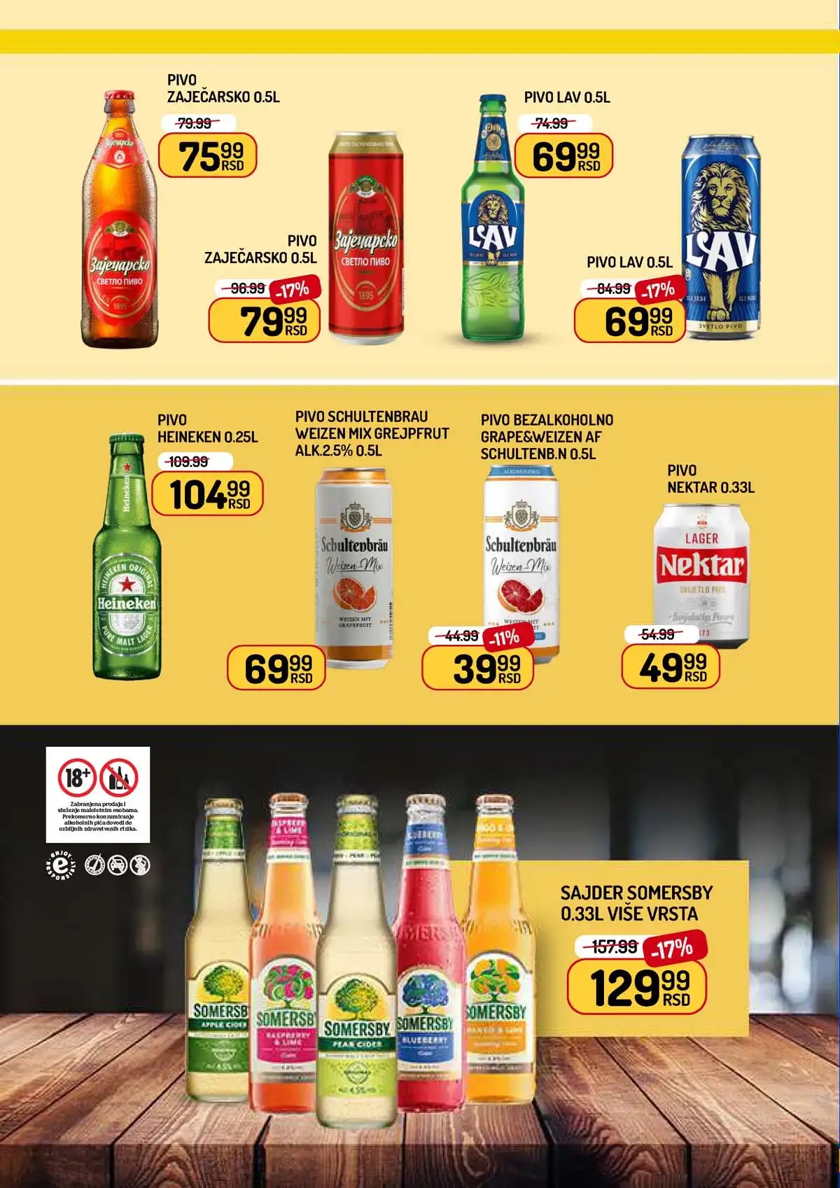 Aman akcija katalog – prehrambeni proizvodi i pića na sniženju