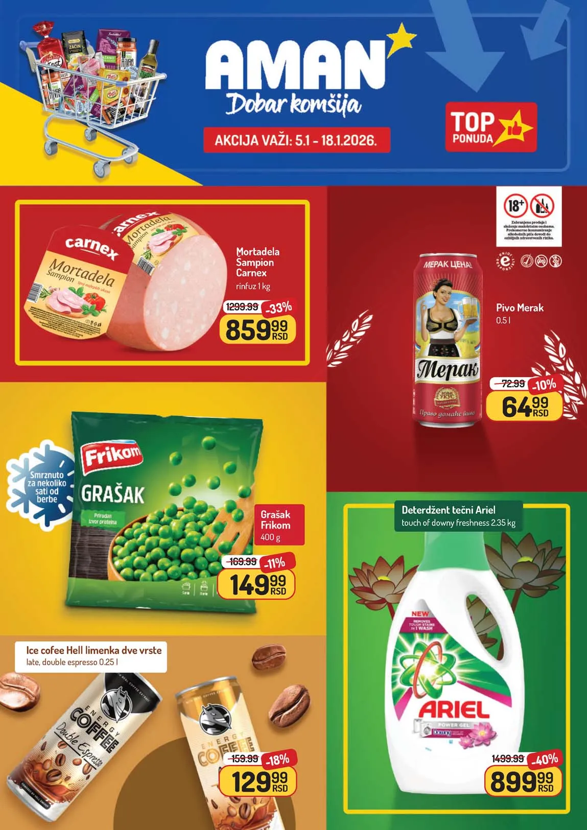 Aman akcija katalog sniženja Akcija Aman sniženje Katalog