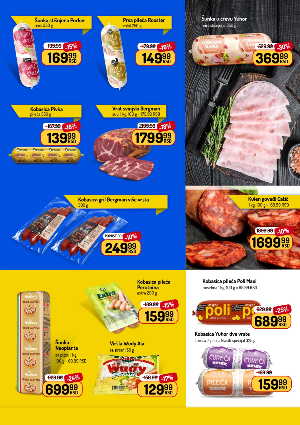 Aman katalog jun 2026 – šunke, kobasice i delikates proizvodi na sniženju