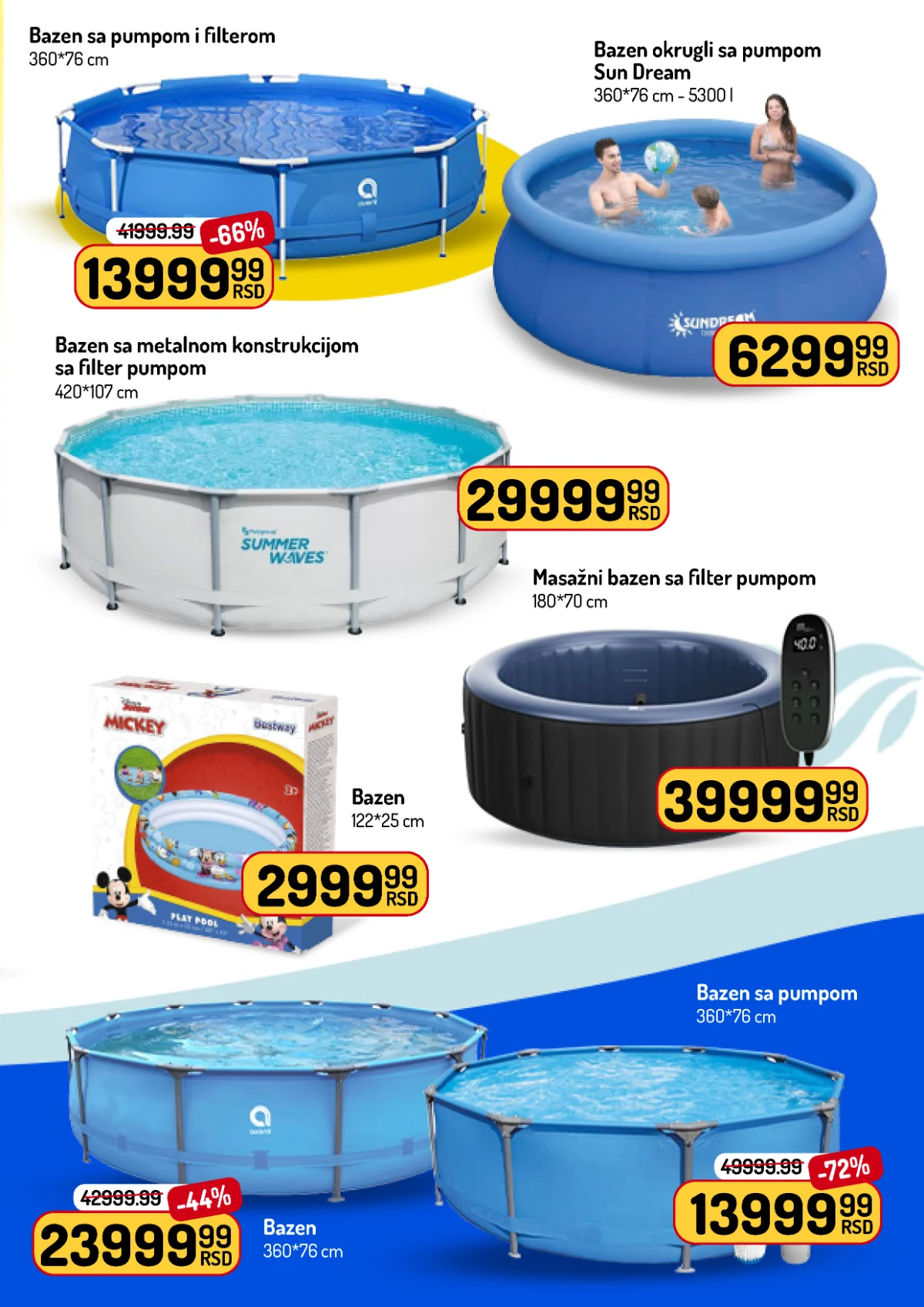 Aman katalog jun 2026 – veliki bazeni i letnji proizvodi na akciji