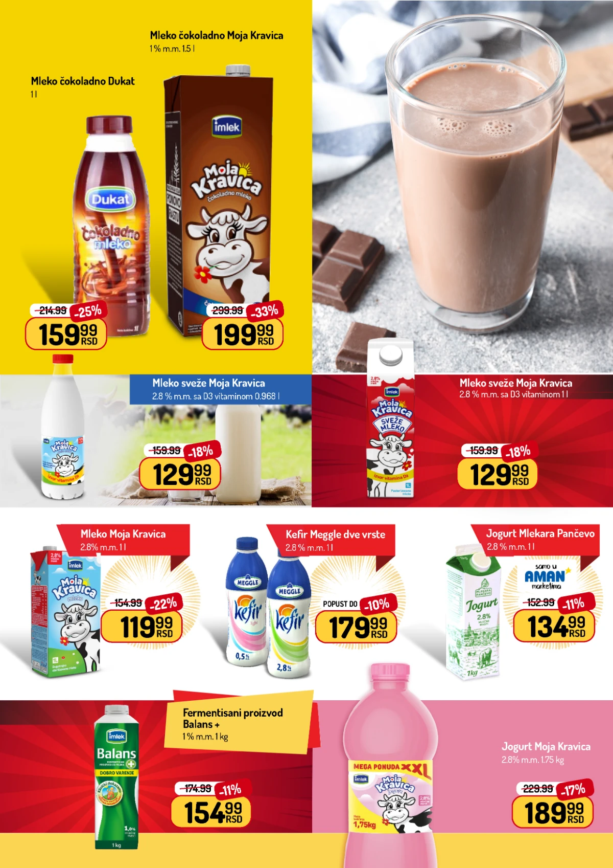 Aman katalog mleko jogurt kefir i mlečni proizvodi po sniženim cenama