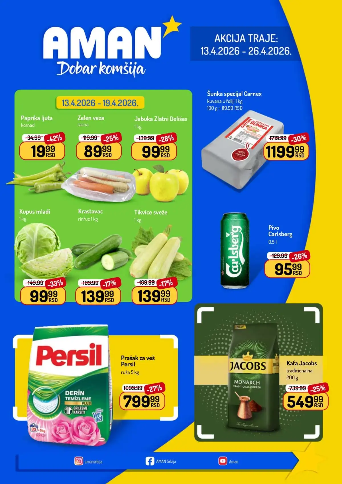 Akcija Aman sniženje Katalog