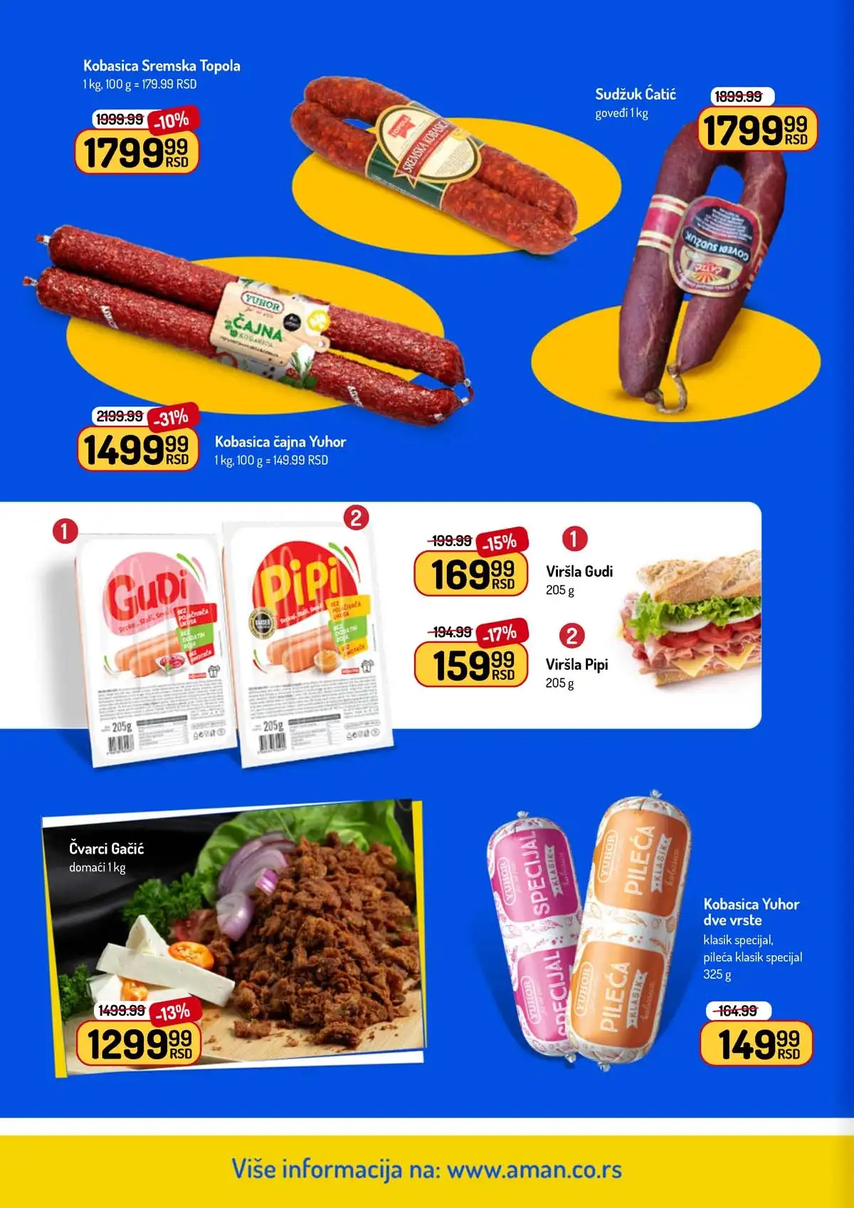 Akcija Aman sniženje Katalog