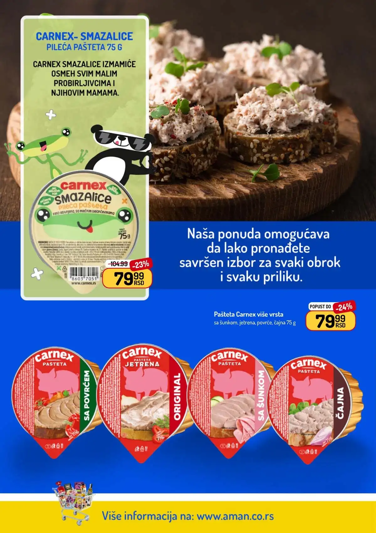 Akcija Aman sniženje Katalog
