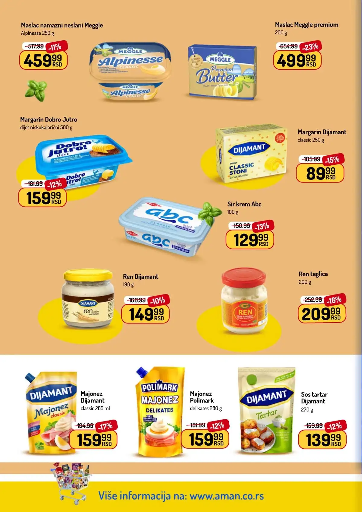 Akcija Aman sniženje Katalog