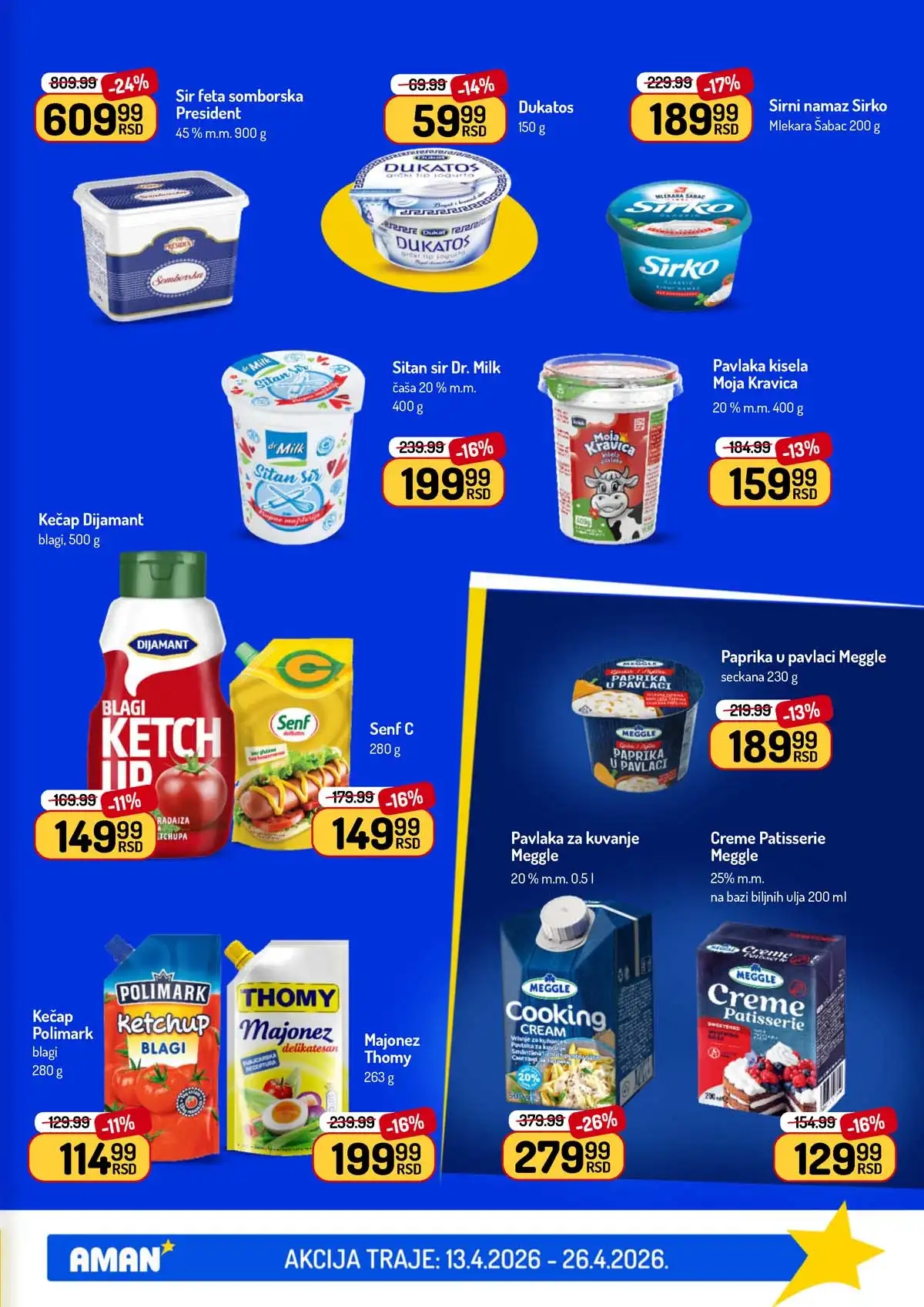 Akcija Aman sniženje Katalog